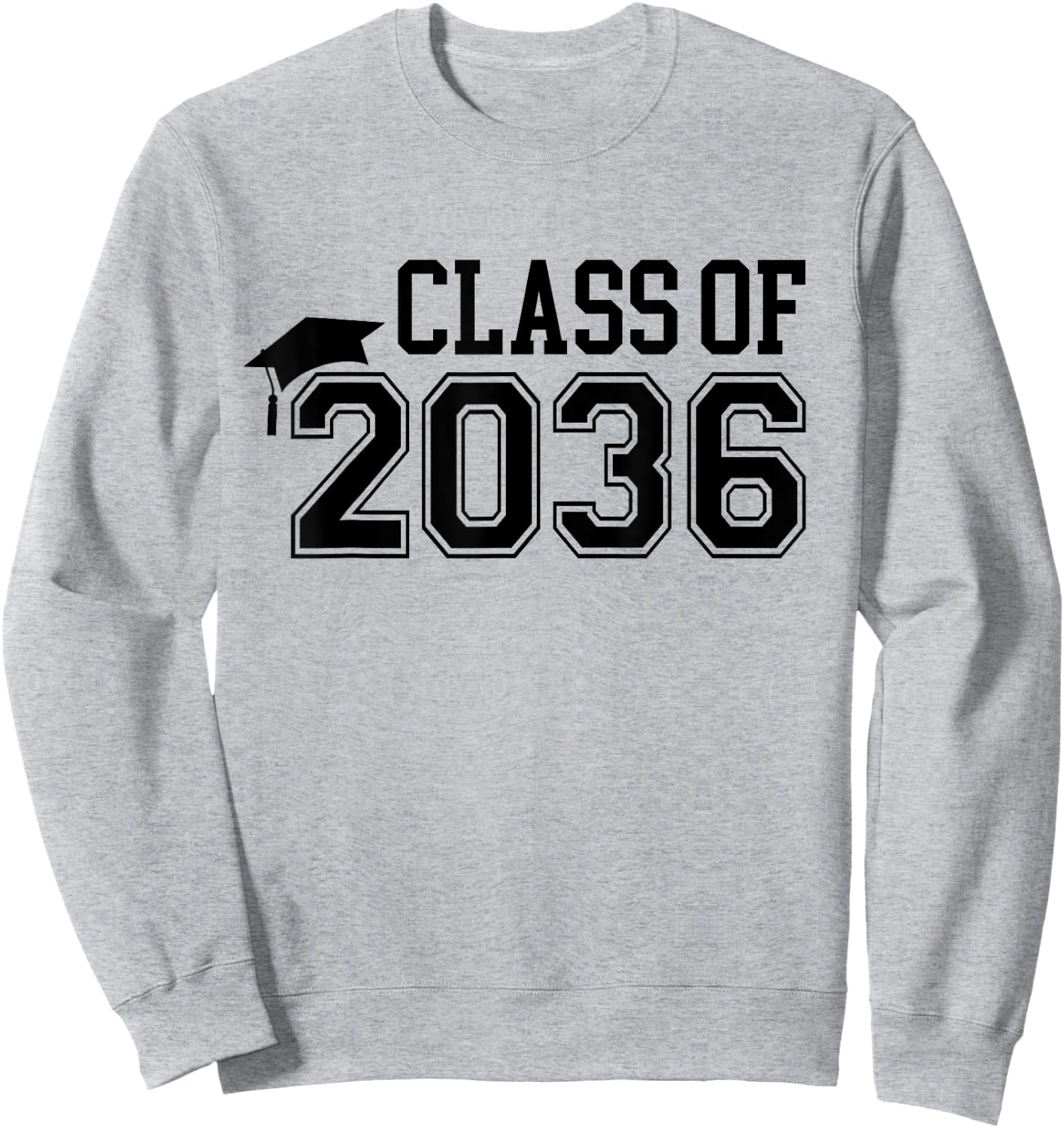 Class of 2036 First Day of School Graduation Boys Girls Kids Sweatshirt - Sweatshirt | Ash