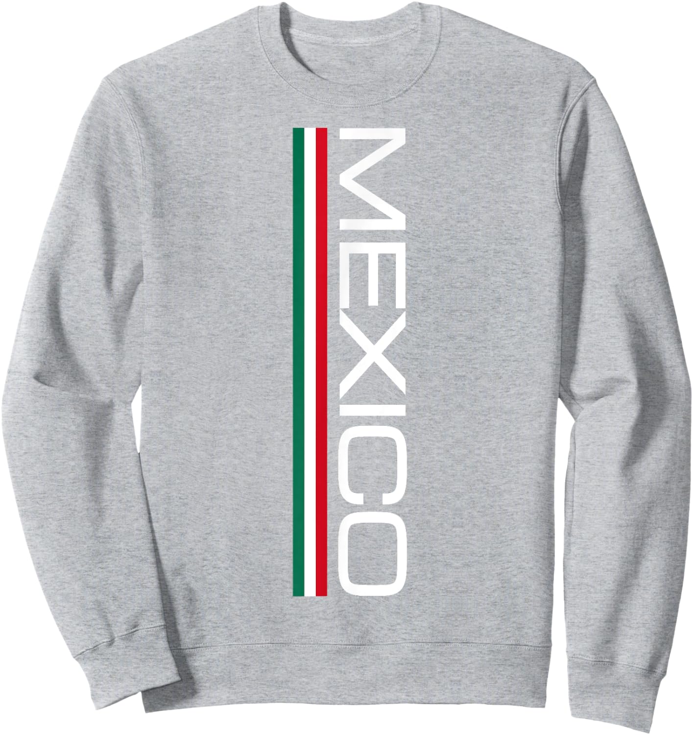 MEXICO FLAG ATHLETIC SPORTS JERSEY STYLE APPAREL - Mexiko-Flagge, mexikanische Sportspiele, Trikot-Stil fr Erwachsene und Kinder, Grn, Kurzarm, Crew-Ausschnitt, S Sweatshirt - Sweatshirt | Ash