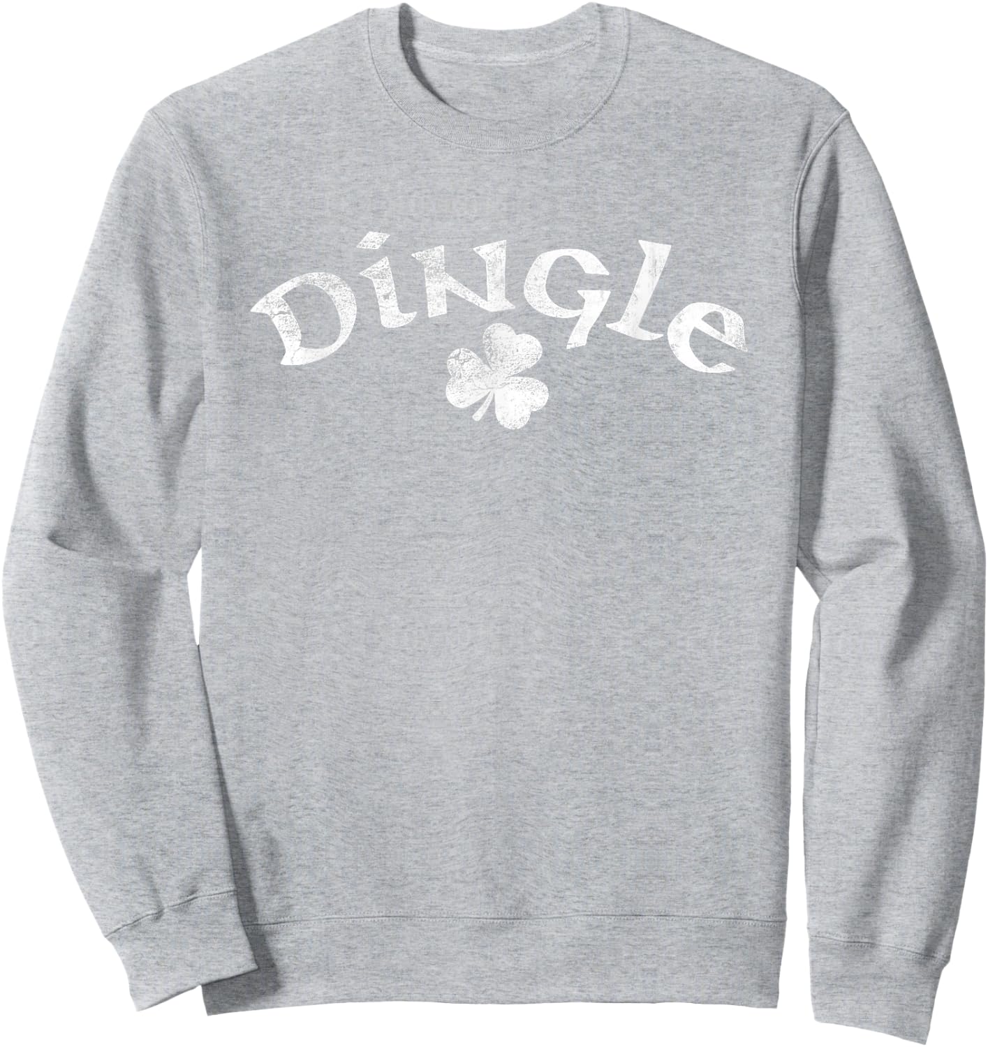 Dingle Ireland Shamrock Sweatshirt - Sweatshirt | Ash