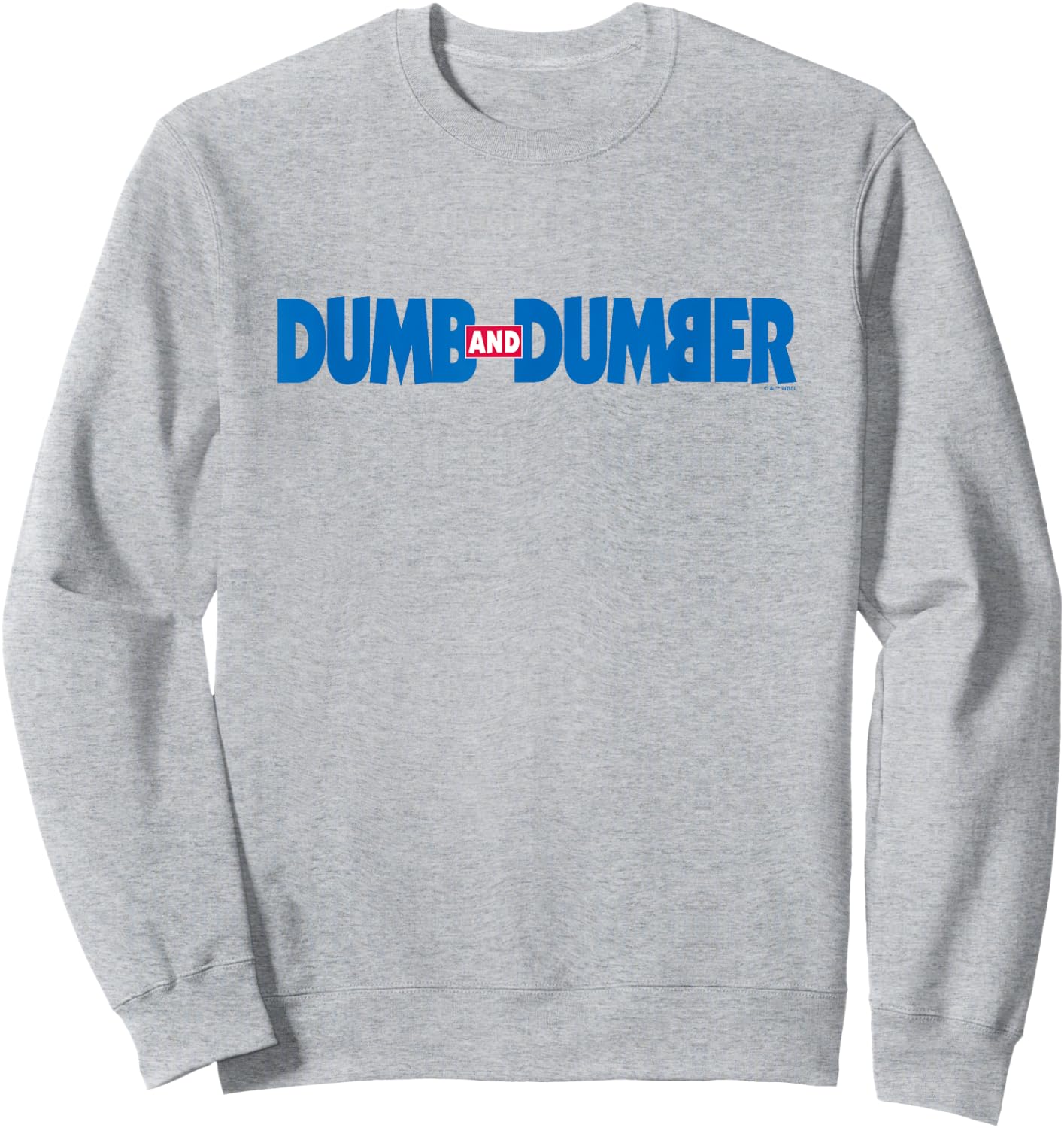 Dumb and Dumber Classic Movie Logo Sweatshirt - Sweatshirt | Ash