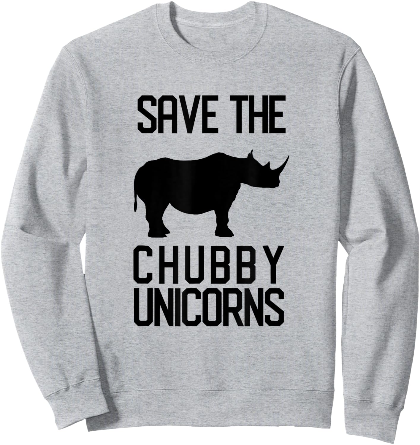Save The Chubby Unicorns for Kids and Youth Sweatshirt - Sweatshirt | Ash