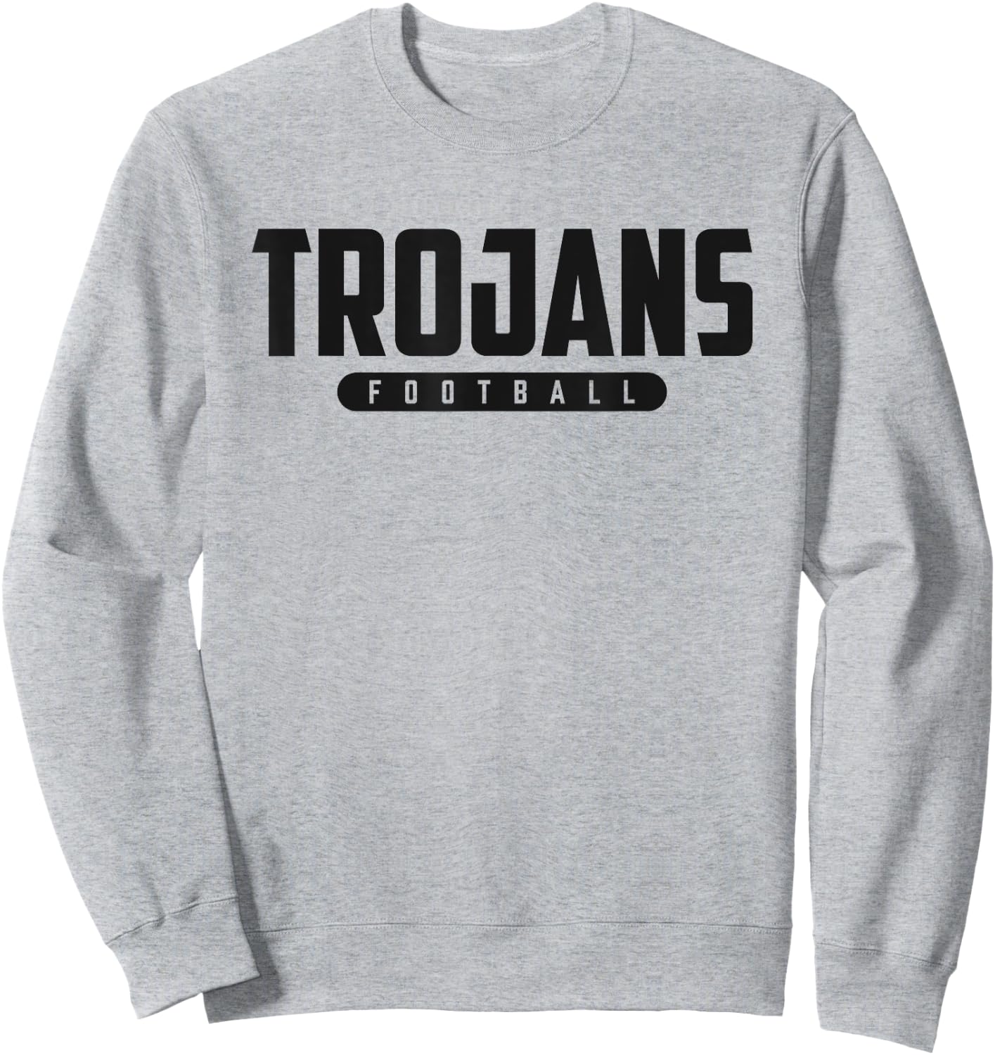Green Sea Floyds Trojans Football Sweatshirt - Sweatshirt | Ash