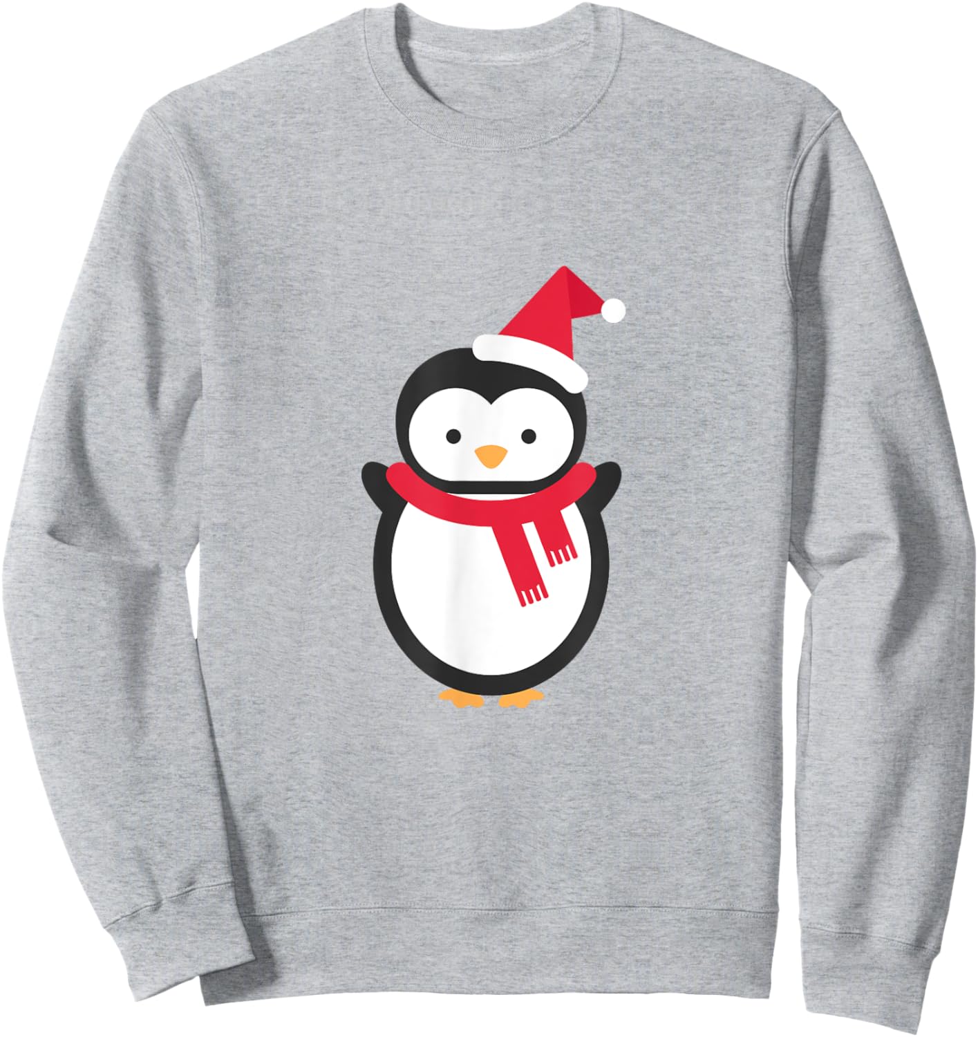 Penguin Christmas Sweatshirt - Sweatshirt | Ash