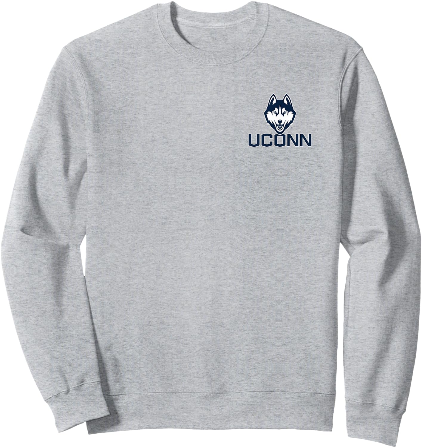 Connecticut Huskies Front/Back Basketball Red Licensed Sweatshirt - Sweatshirt | Ash
