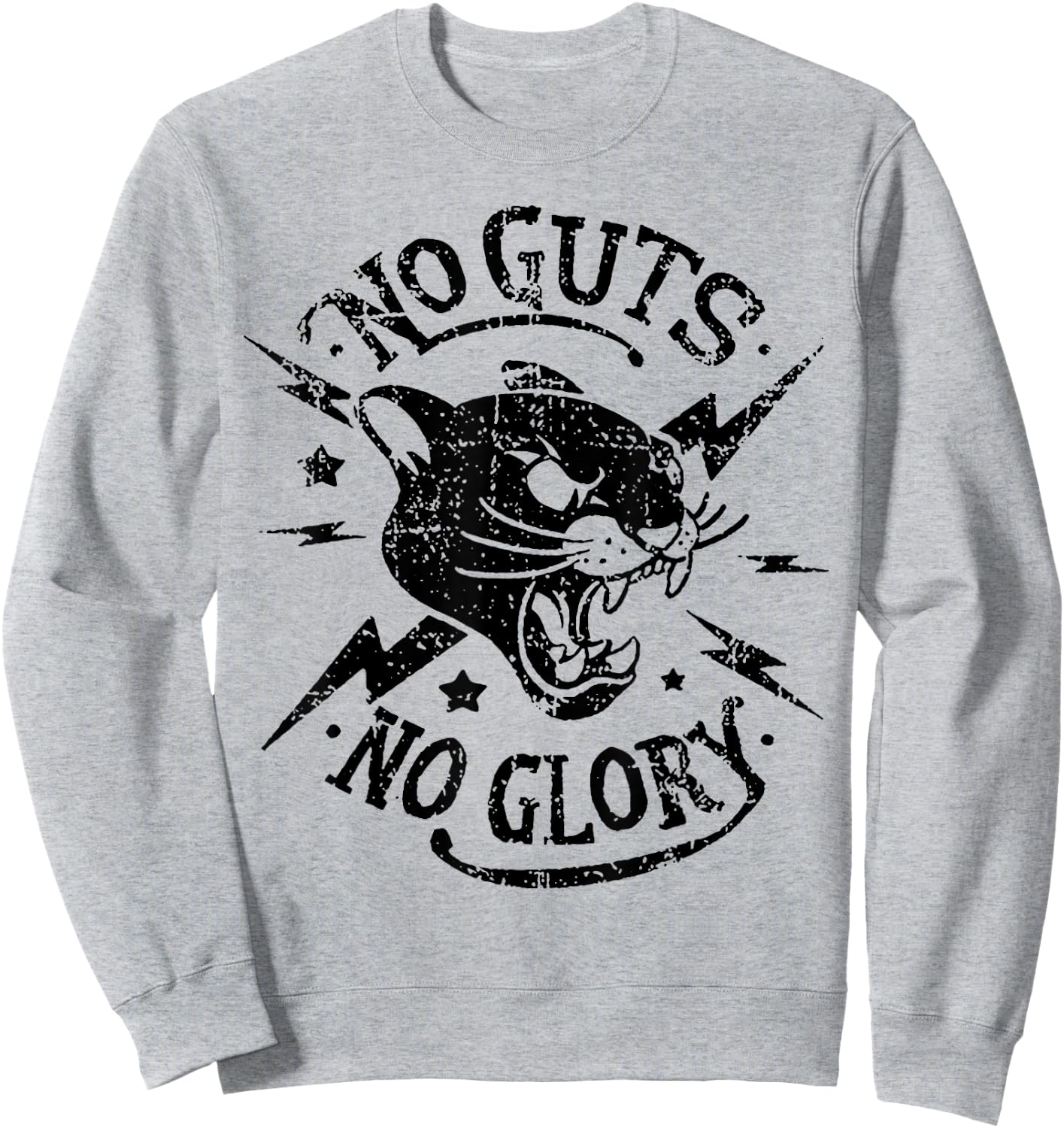 No Guts No Glory Sweatshirt - Sweatshirt | Ash
