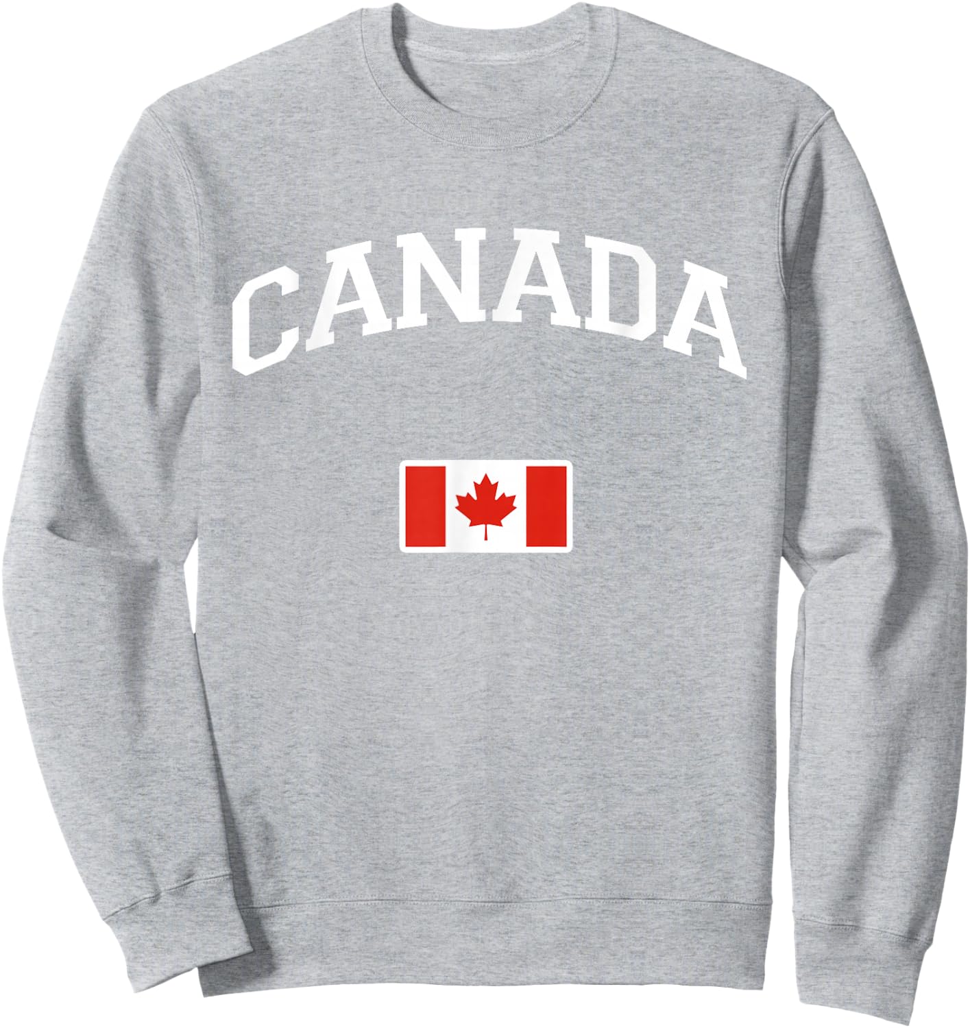 Canada Jersey | Canada Flag | Supporter Equipment, Red, S Sweatshirt - Sweatshirt | Ash