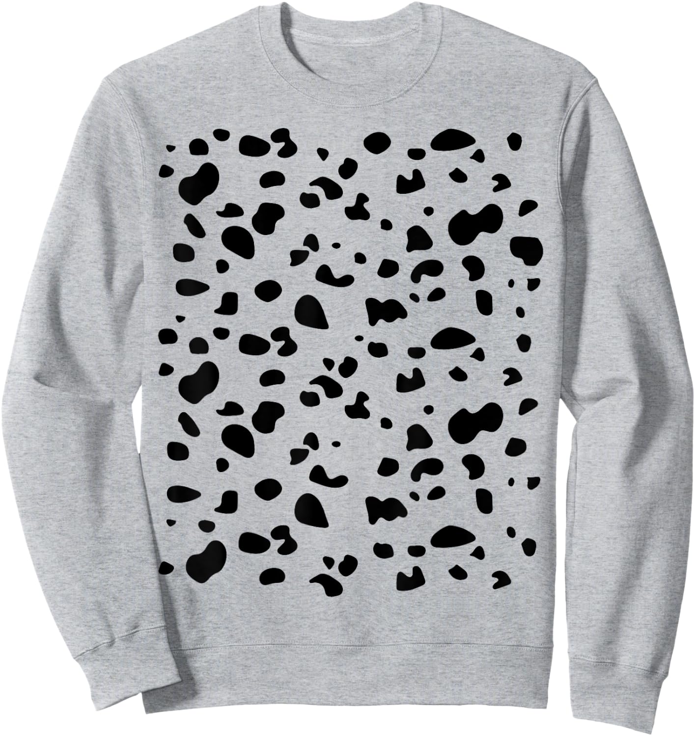 Dalmatian pattern on front and back costume halloween party Sweatshirt - Sweatshirt | Ash