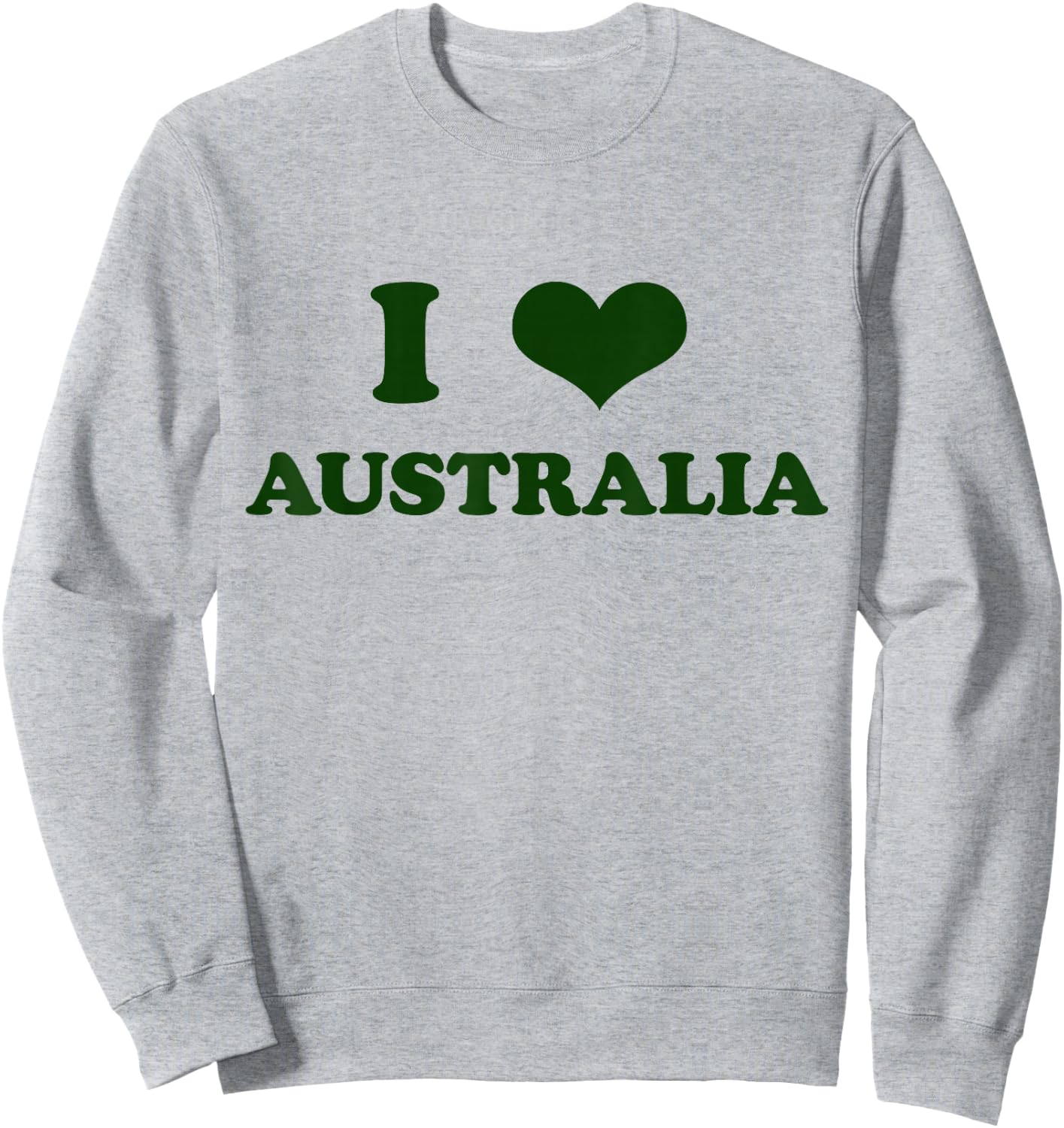 I Love Australia I Heart Shape Aussie Men Women Kids Sweatshirt - Sweatshirt | Ash