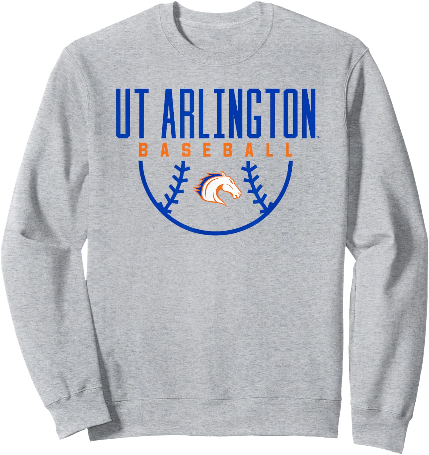 University of Texas at Arlington UTA Mavericks Baseball Sweatshirt - Sweatshirt | Ash