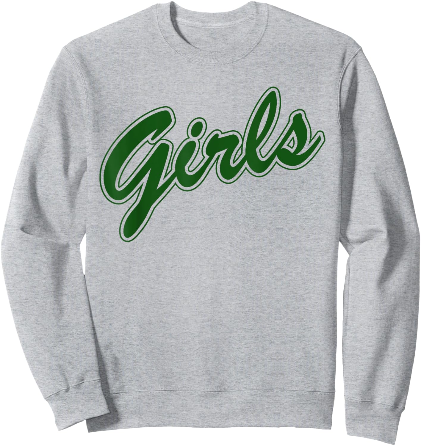 Girls Shirt Friends Green Graphic , grey Sweatshirt - Sweatshirt | Ash