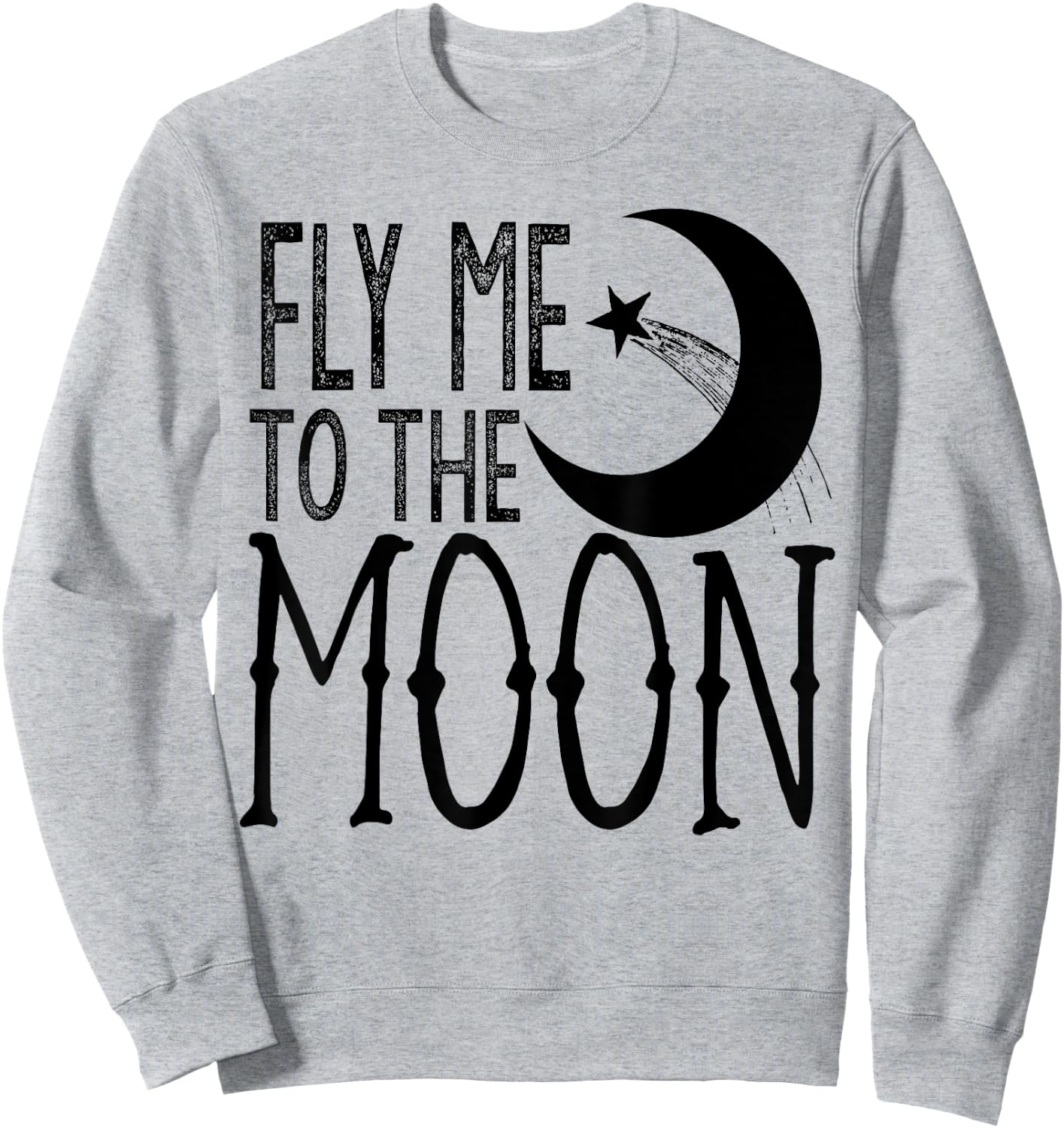 Fly Me to the Moon Sweatshirt - Sweatshirt | Ash