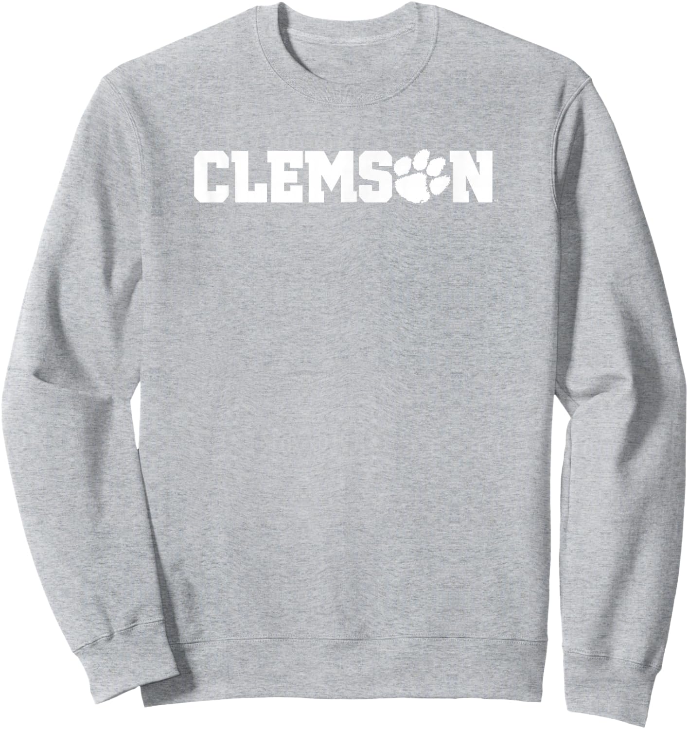 Clemson Tigers Classic Paw Orange Officially Licensed Sweatshirt - Sweatshirt | Ash