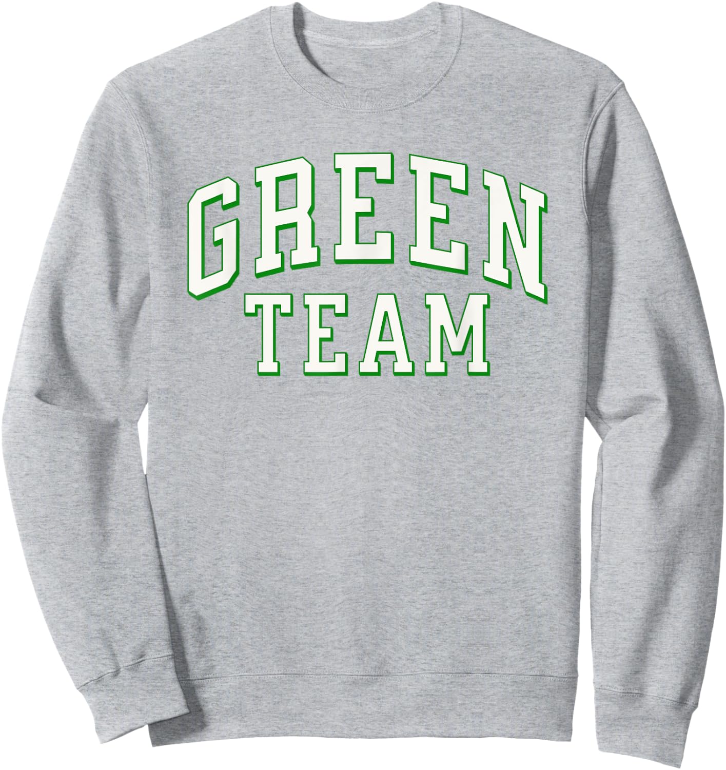 Green Team Matching Team Spirit & Unity Green Color Design Sweatshirt - Sweatshirt | Ash