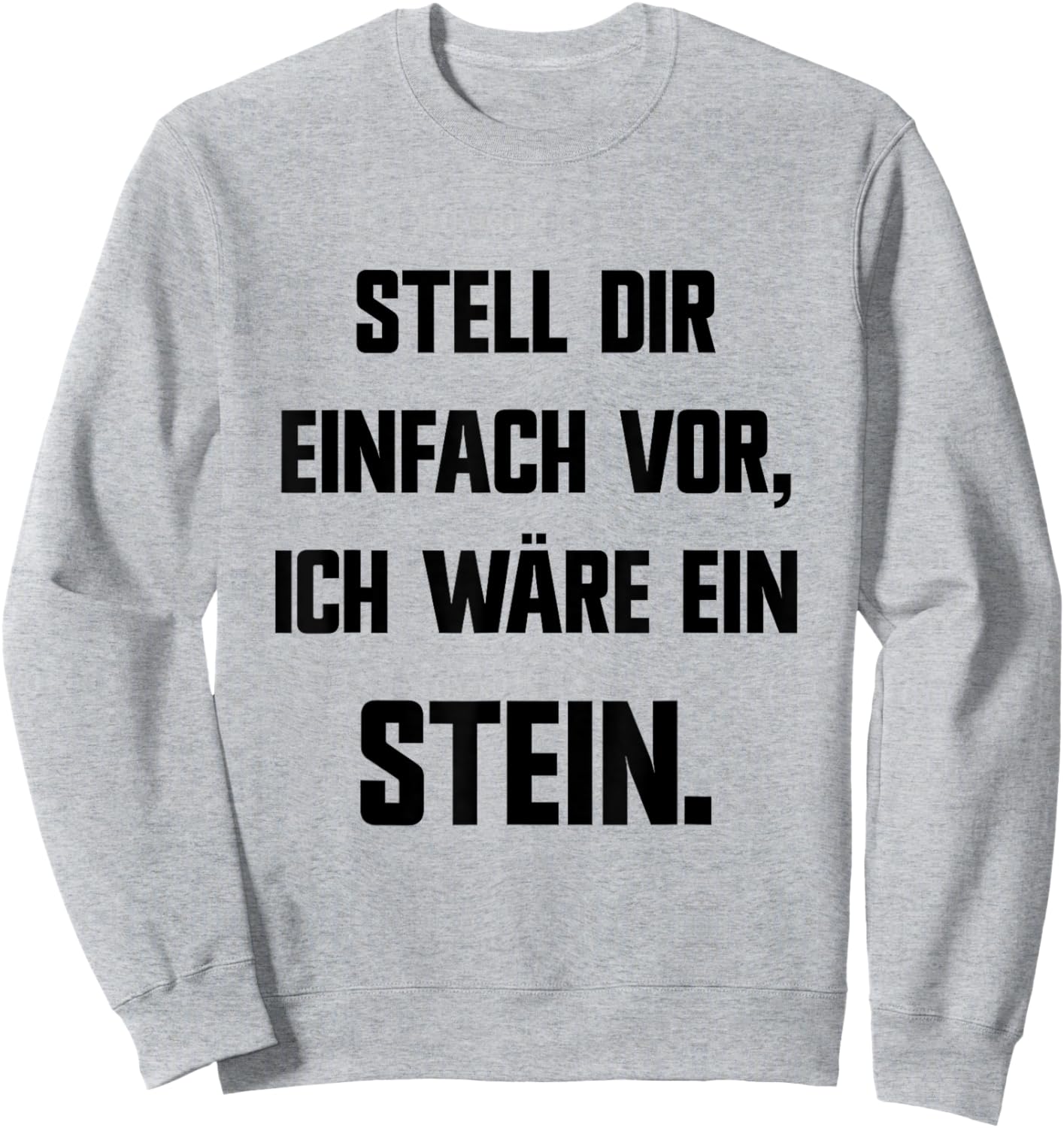 Stone Costume Fancy Dress Halloween Carnival Party Stone , gray Sweatshirt - Sweatshirt | Ash