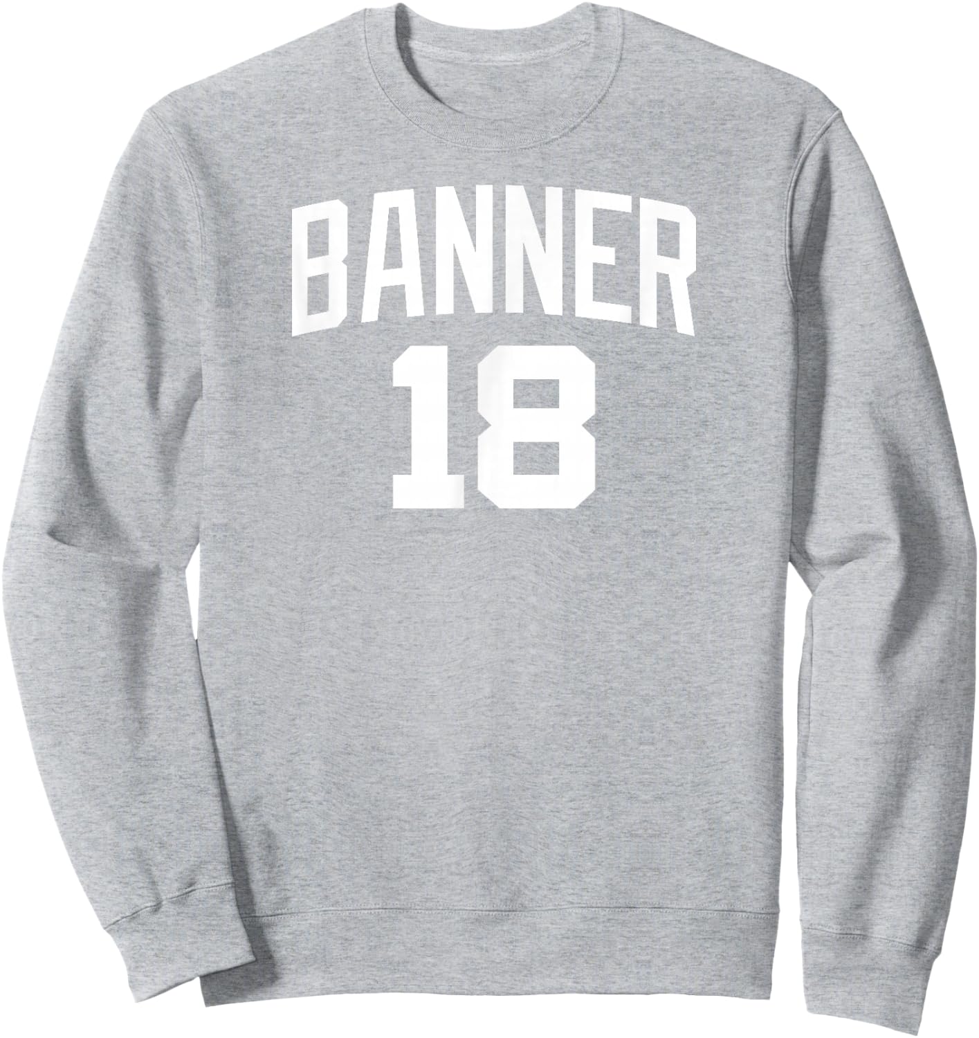 Banner 18 - Boston Basketball Sweatshirt - Sweatshirt | Ash