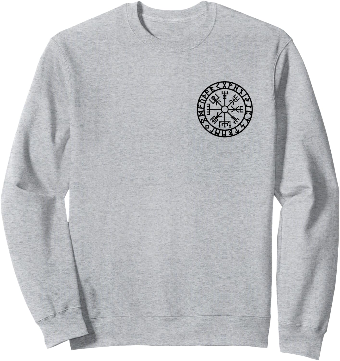 Vegvisir Vikings Nordischer Schutz Odin Thor Celtic Sweatshirt - Sweatshirt | Ash