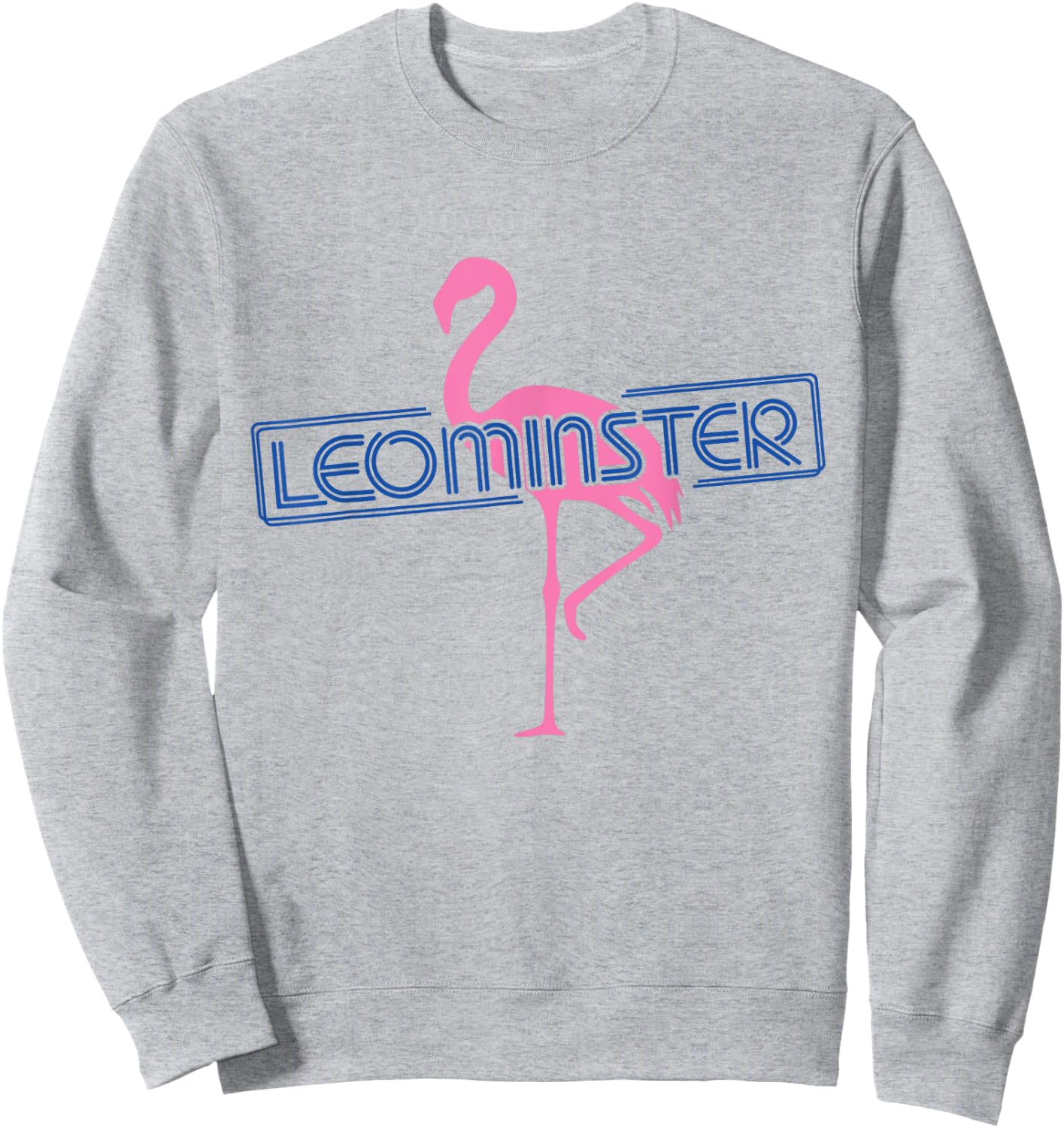 Leominster MA Flamingo Sweatshirt - Sweatshirt | Ash