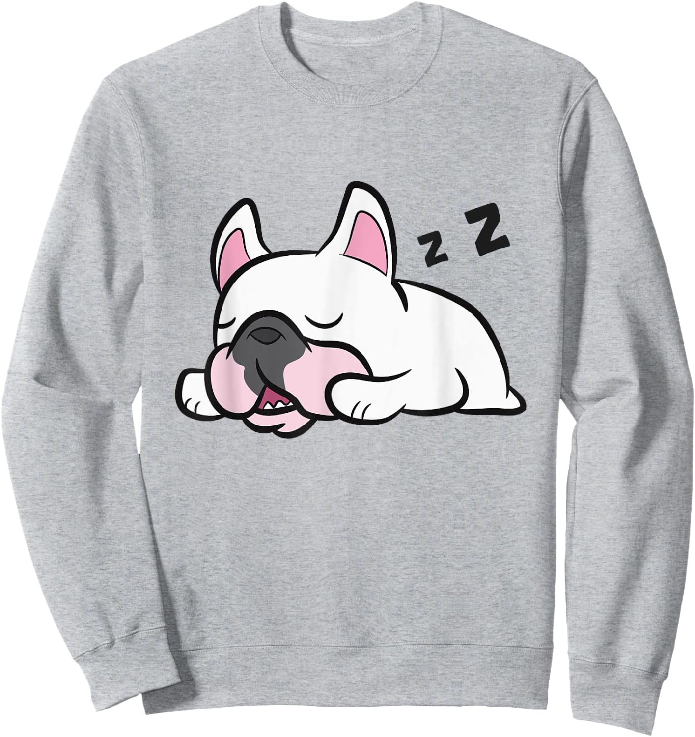 French Bulldog Puppy Sleeping Tired French Bulldog Men Women Girls Kids Sweatshirt - Sweatshirt | Ash