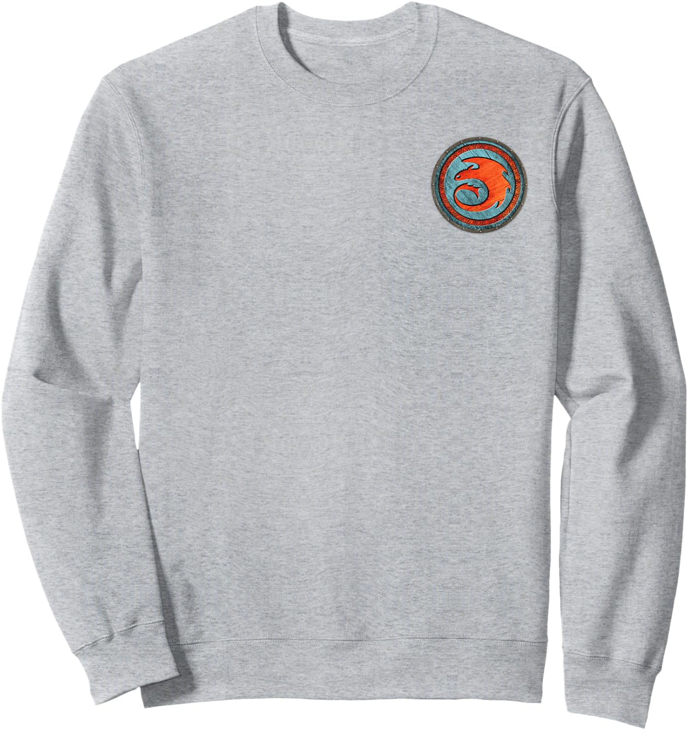 Universal Epic Universe Isle of Berk Viking Shield Two Sided Sweatshirt - Sweatshirt | Ash