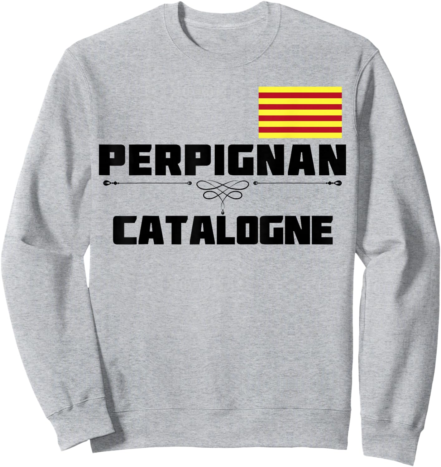 Rugby Club Perpignan Catalonia Man Supporter Catalan , white, S Sweatshirt - Sweatshirt | Ash