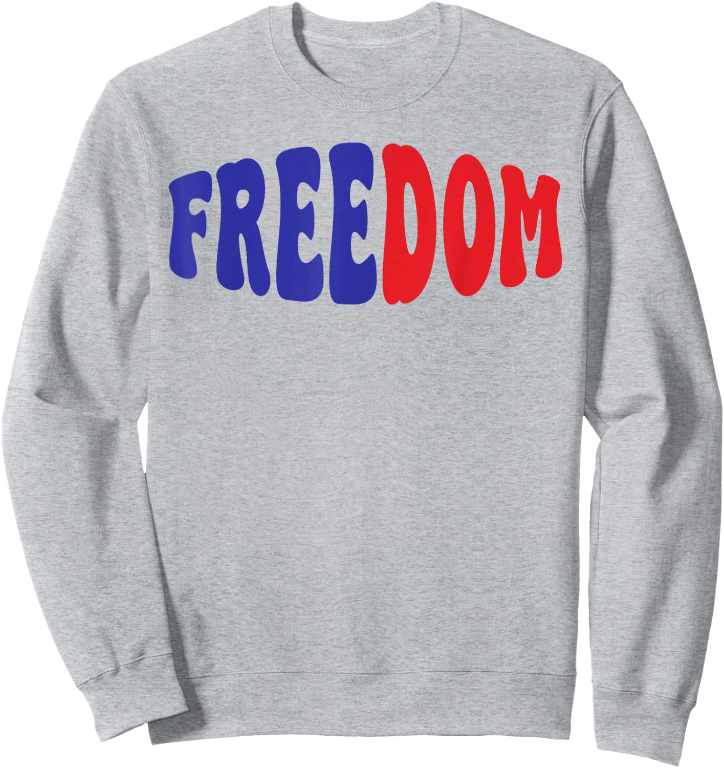 I Love The Taste of Freedom Fun Couples Matching 4th of July Sweatshirt - Sweatshirt | Ash