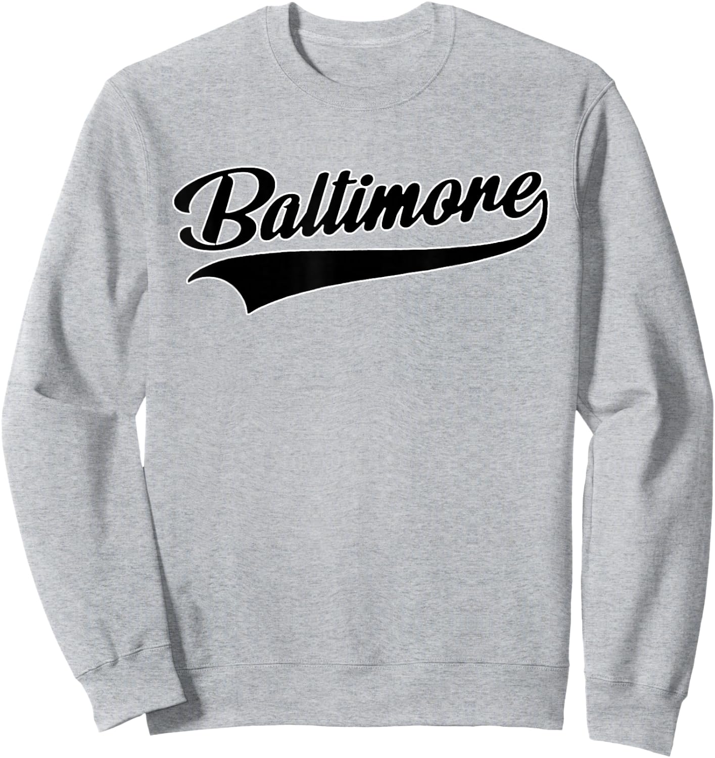 Baltimore - Throwback Design - Classic Sweatshirt - Sweatshirt | Ash