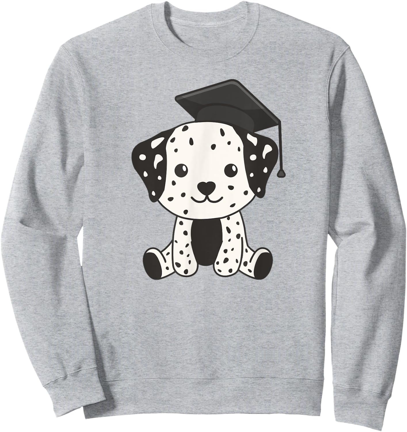 Kids School Kindergarten Dalmatian Graduation Sweatshirt - Sweatshirt | Ash