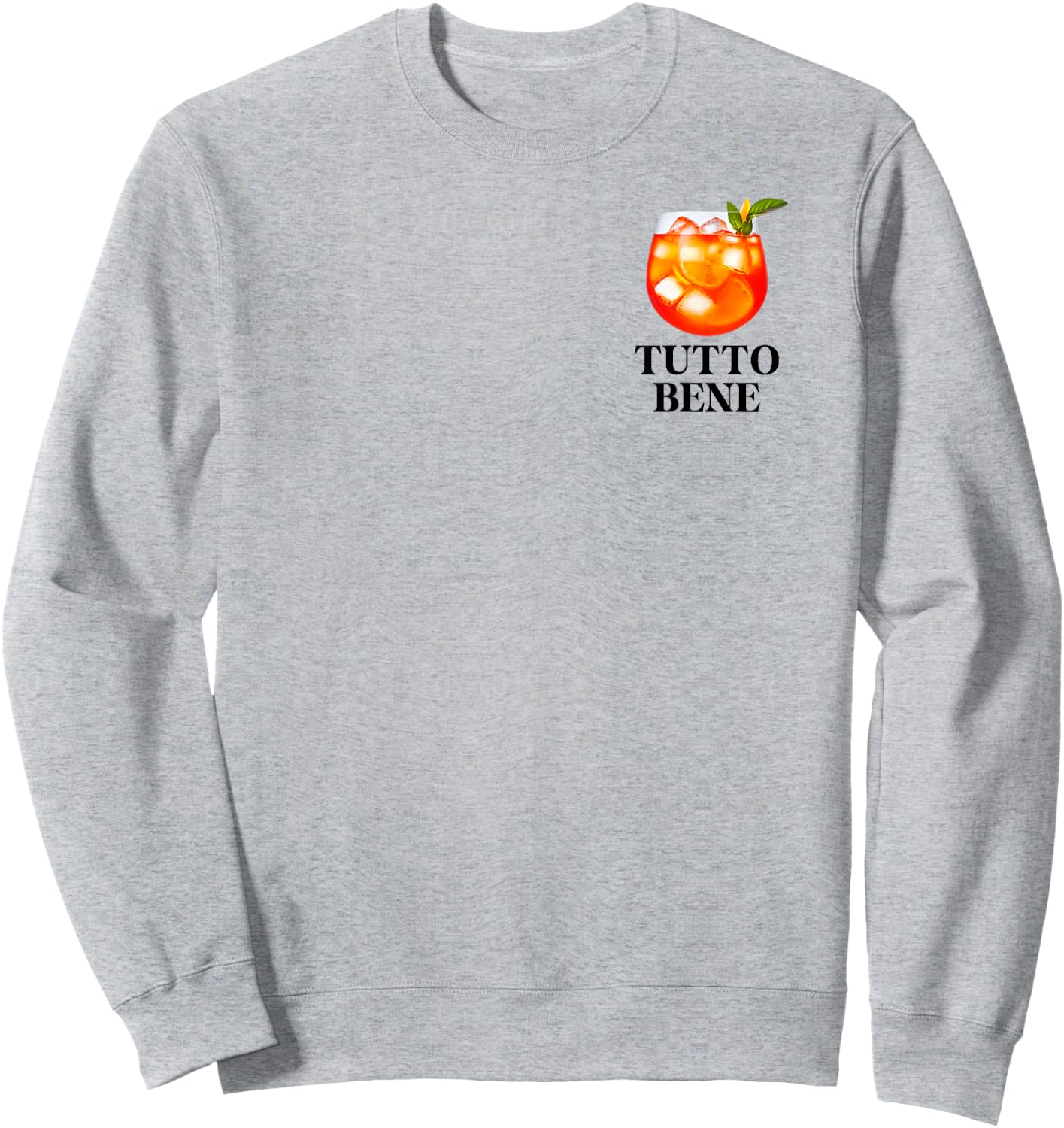 Tutto Bene, Aperöchen Spritz Club Collection , White Sweatshirt - Sweatshirt | Ash