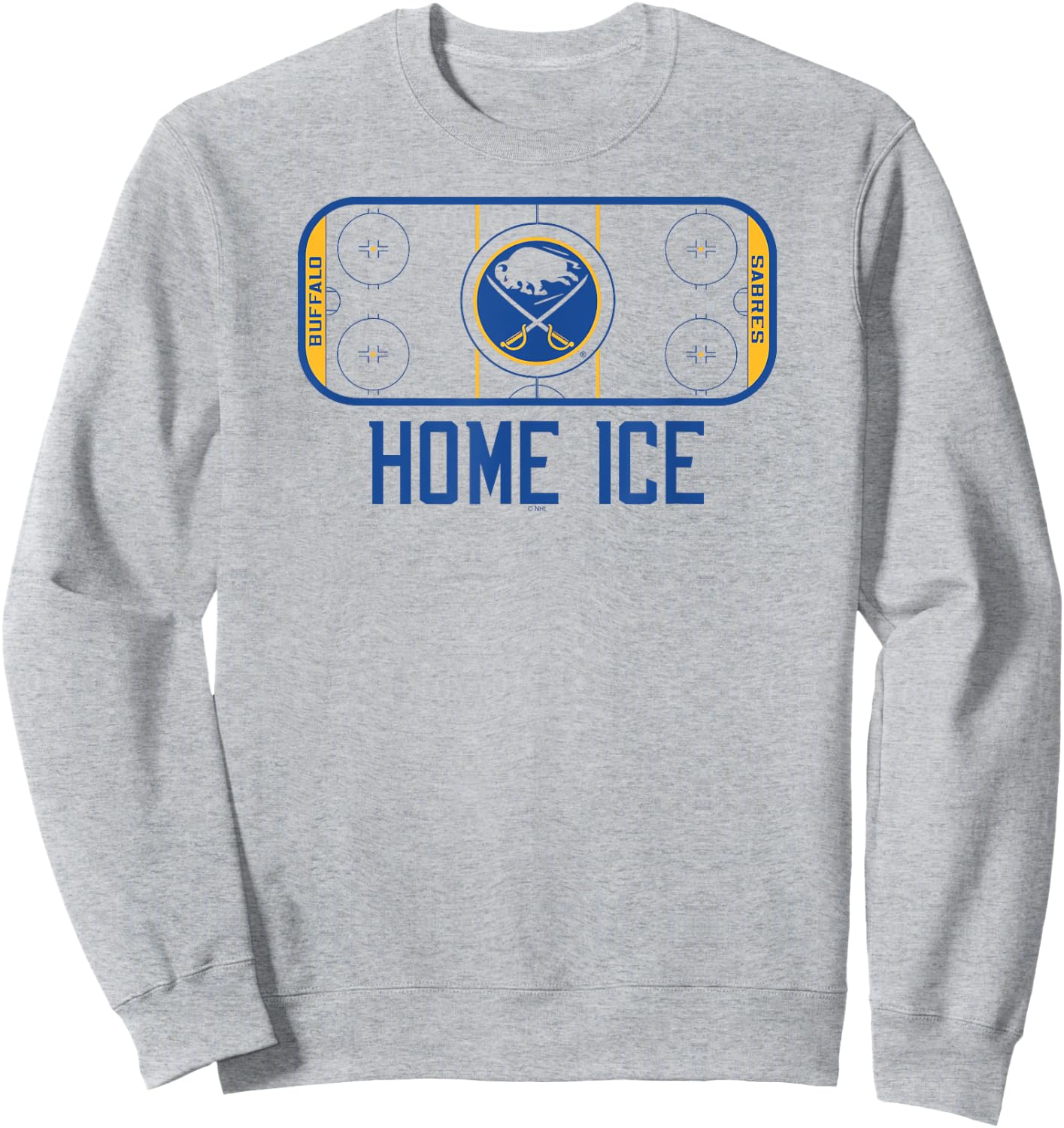 Buffalo Sabres Home Ice White Officially Licensed Sweatshirt - Sweatshirt | Ash