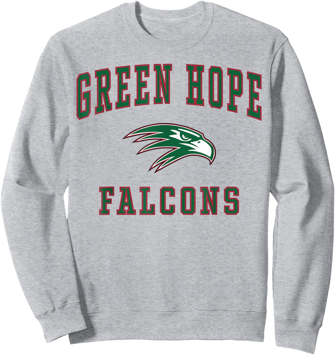 Green Hope High School Falcons Sweatshirt - Sweatshirt | Ash