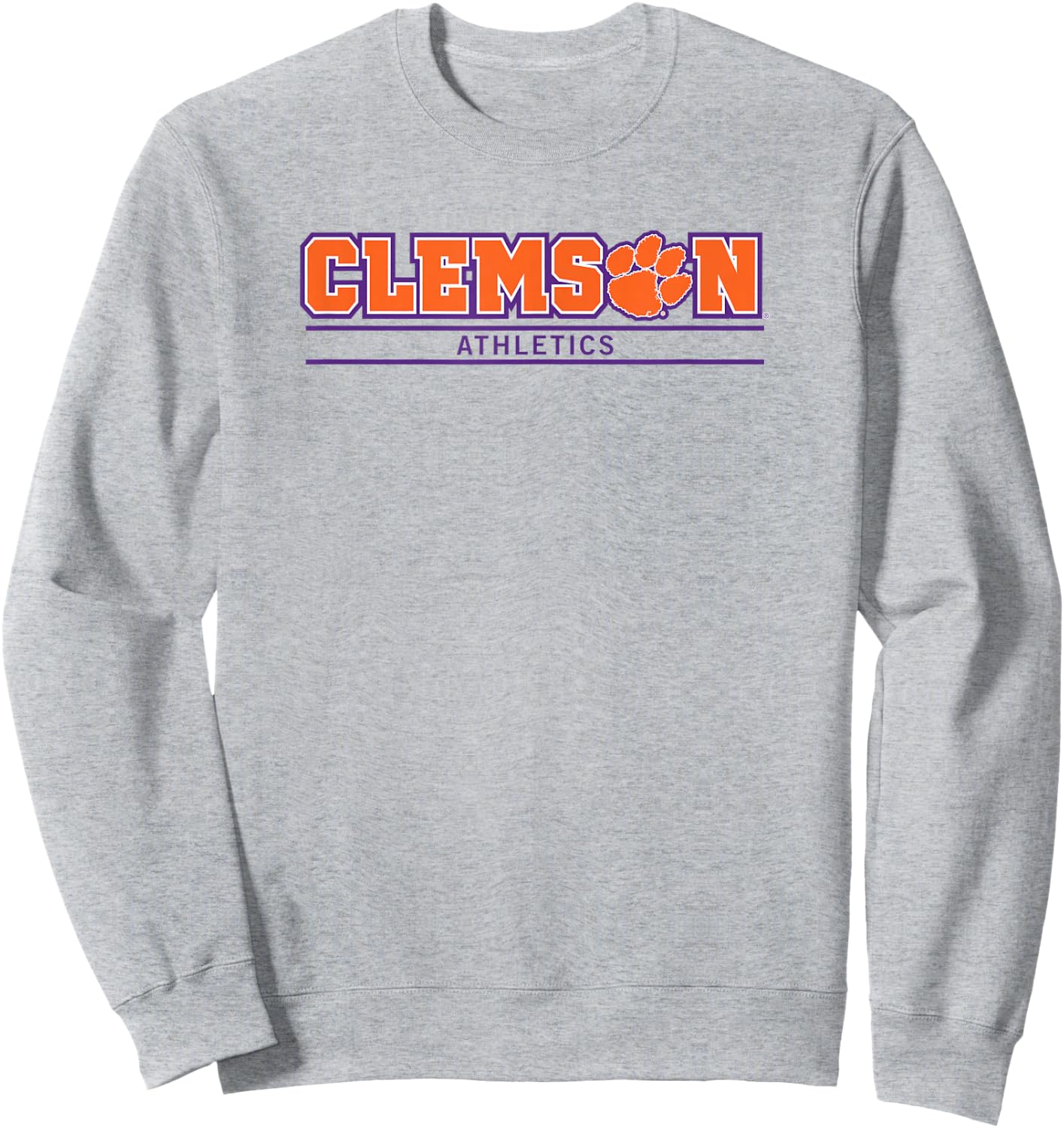 Clemson Tigers Athletics Gray Officially Licensed Sweatshirt - Sweatshirt | Ash