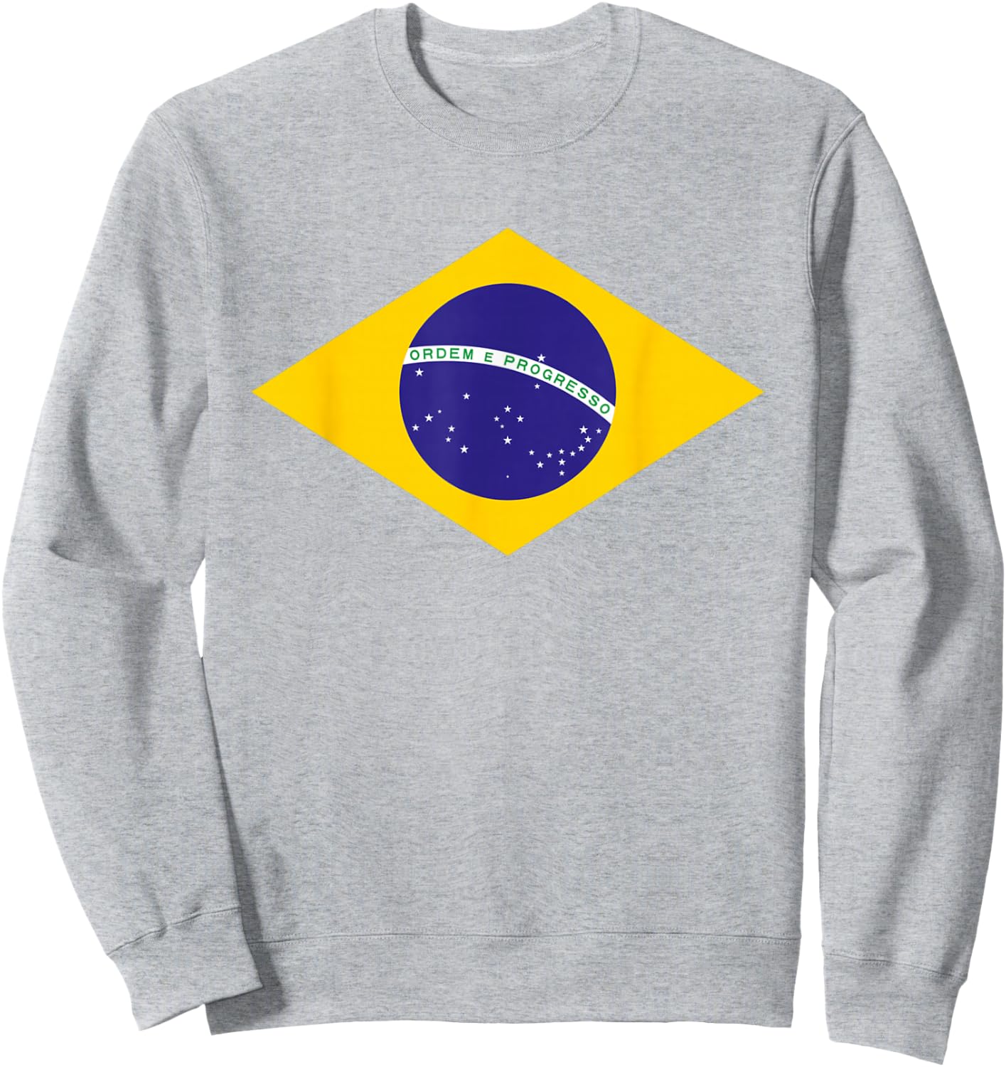 Vintage Brasil Brazil Flag - Brazilian Flag Men Women Kids Sweatshirt - Sweatshirt | Ash