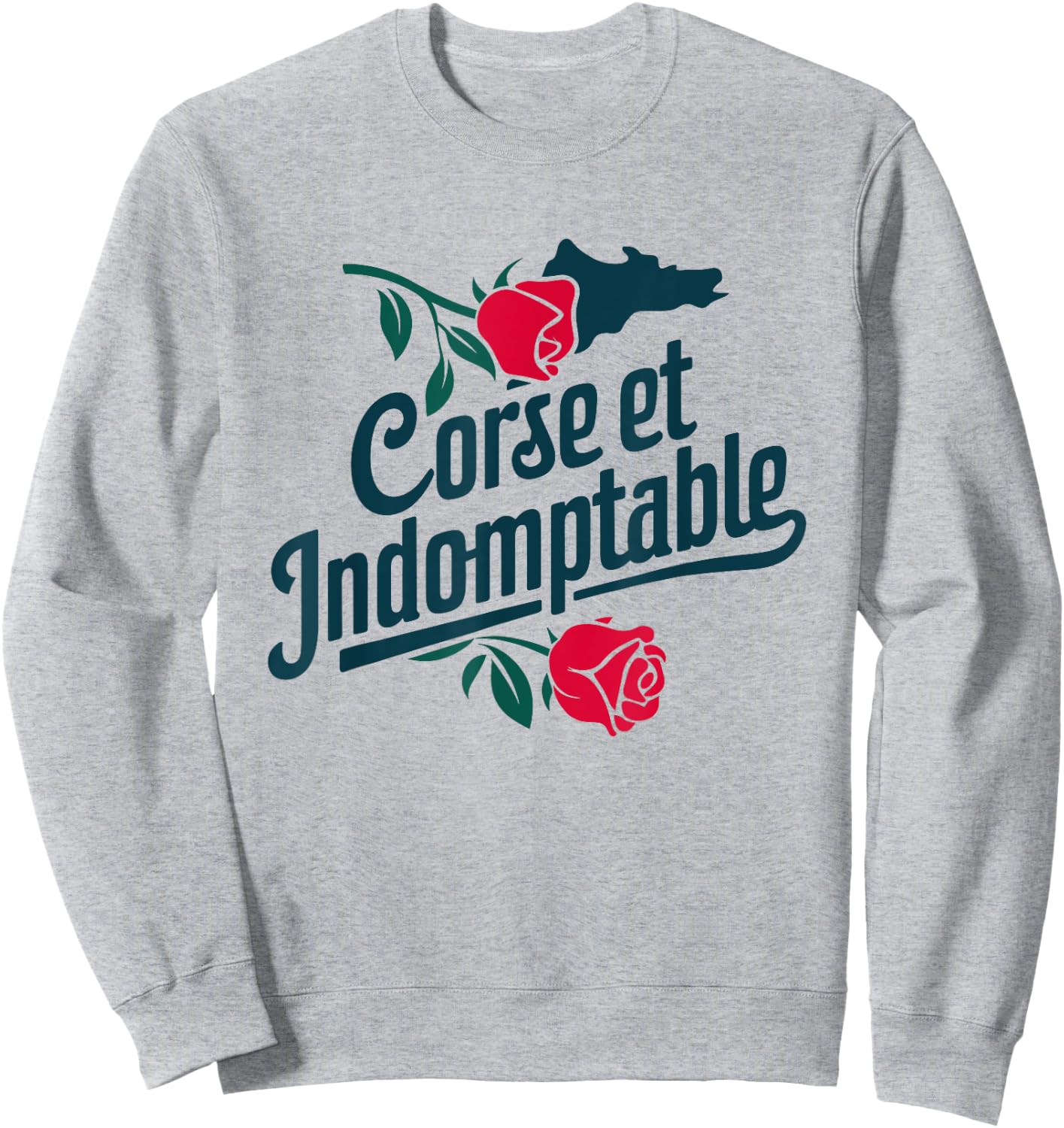 Corsica and Indomitable Beauty Nature Freedom , white, S Sweatshirt - Sweatshirt | Ash