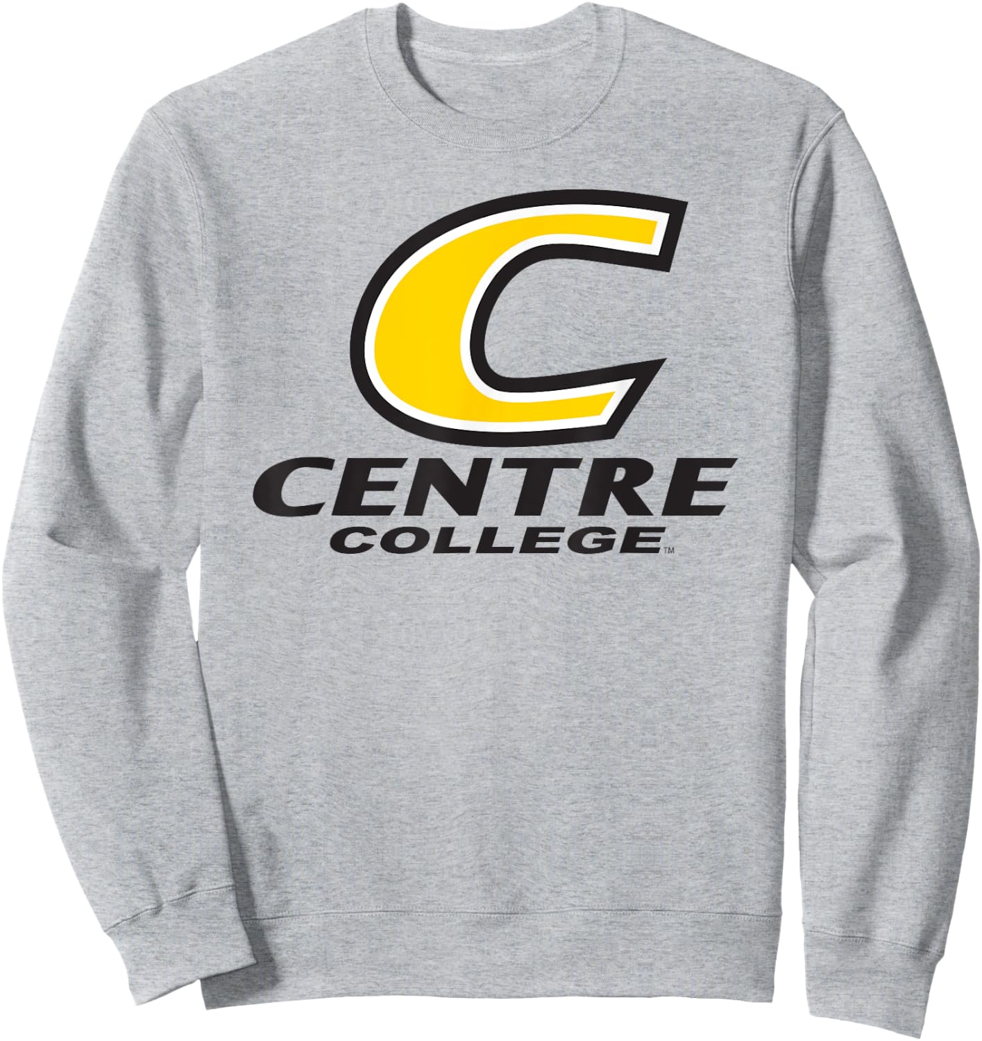 Centre College Colonels Stacked C Logo Sweatshirt - Sweatshirt | Ash