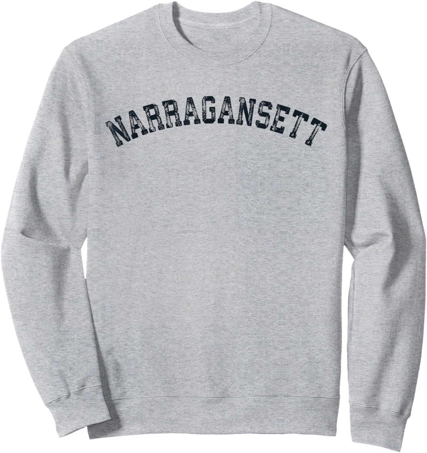 Vintage Narragansett RI T Shirt Scrum Old 401 Retro Sports T Sweatshirt - Sweatshirt | Ash