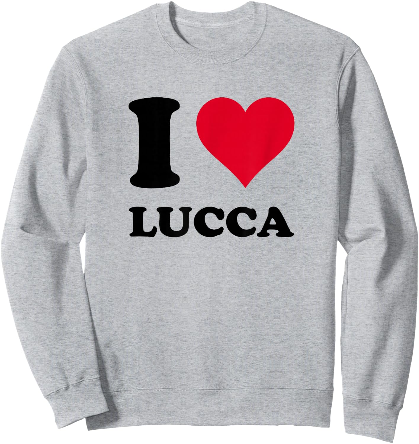 I Love Lucca Sweatshirt - Sweatshirt | Ash