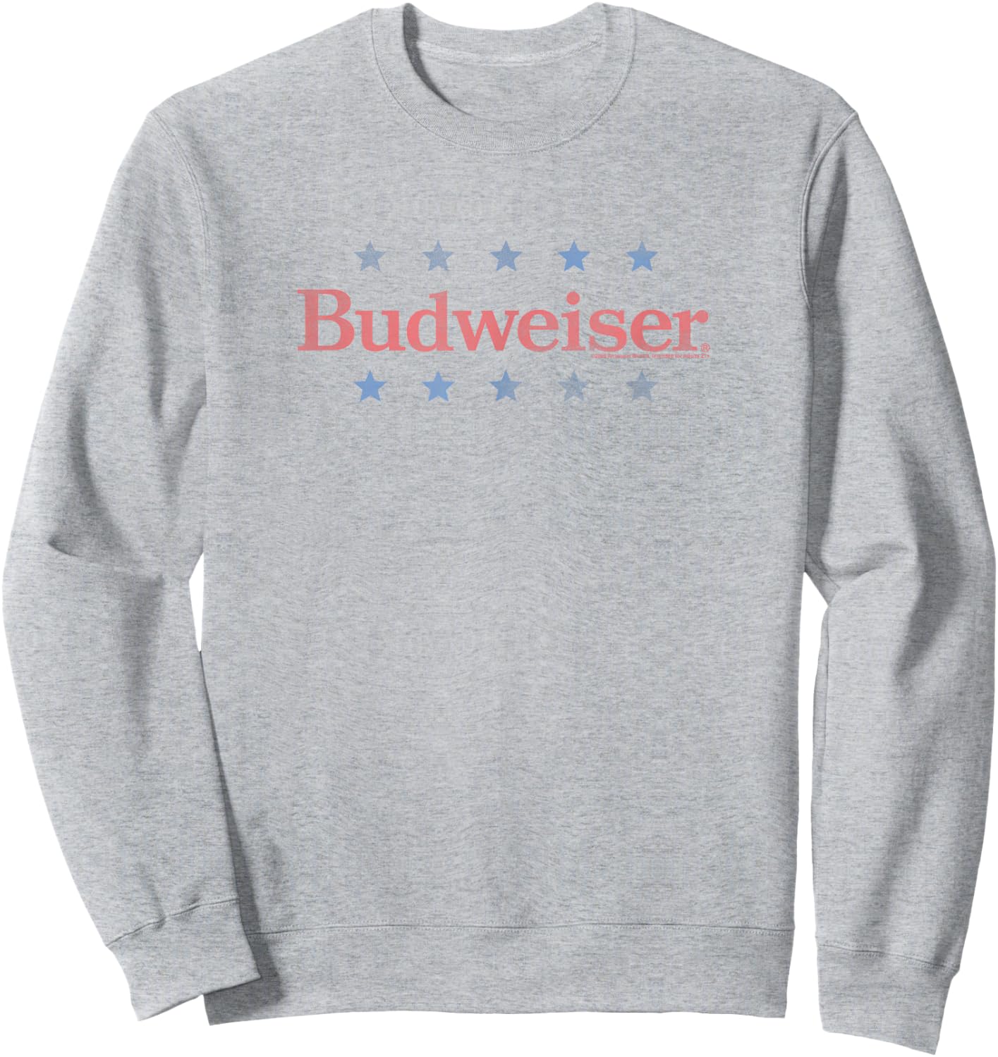 Budweiser - Bud Americana Tonal Washed Sweatshirt - Sweatshirt | Ash