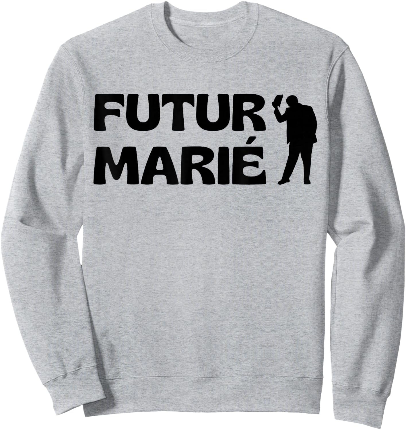 Future Groom Man Hat Wedding Costume EVG Party Humor , white, S Sweatshirt - Sweatshirt | Ash
