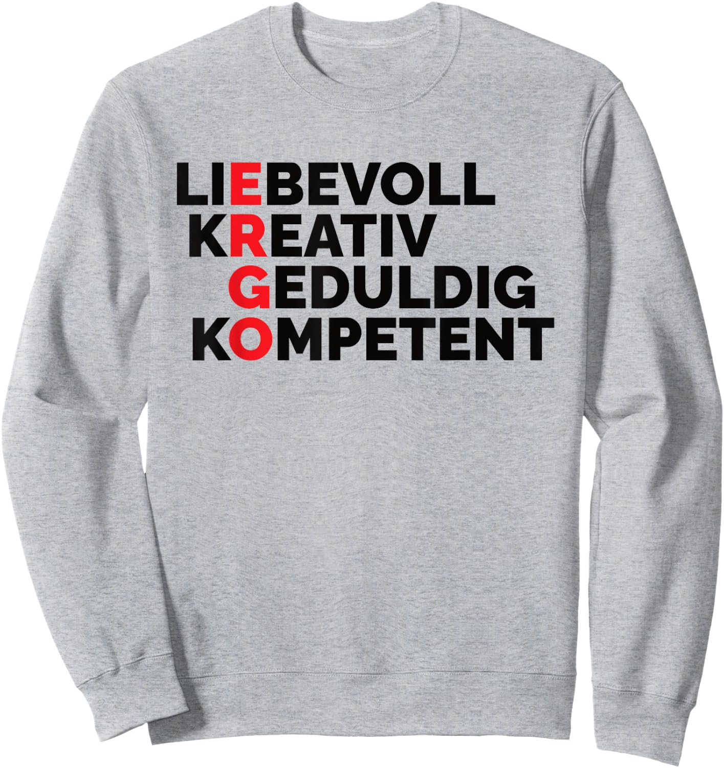 Ergotherapy Ergotherapeutin with Heart , White Sweatshirt - Sweatshirt | Ash