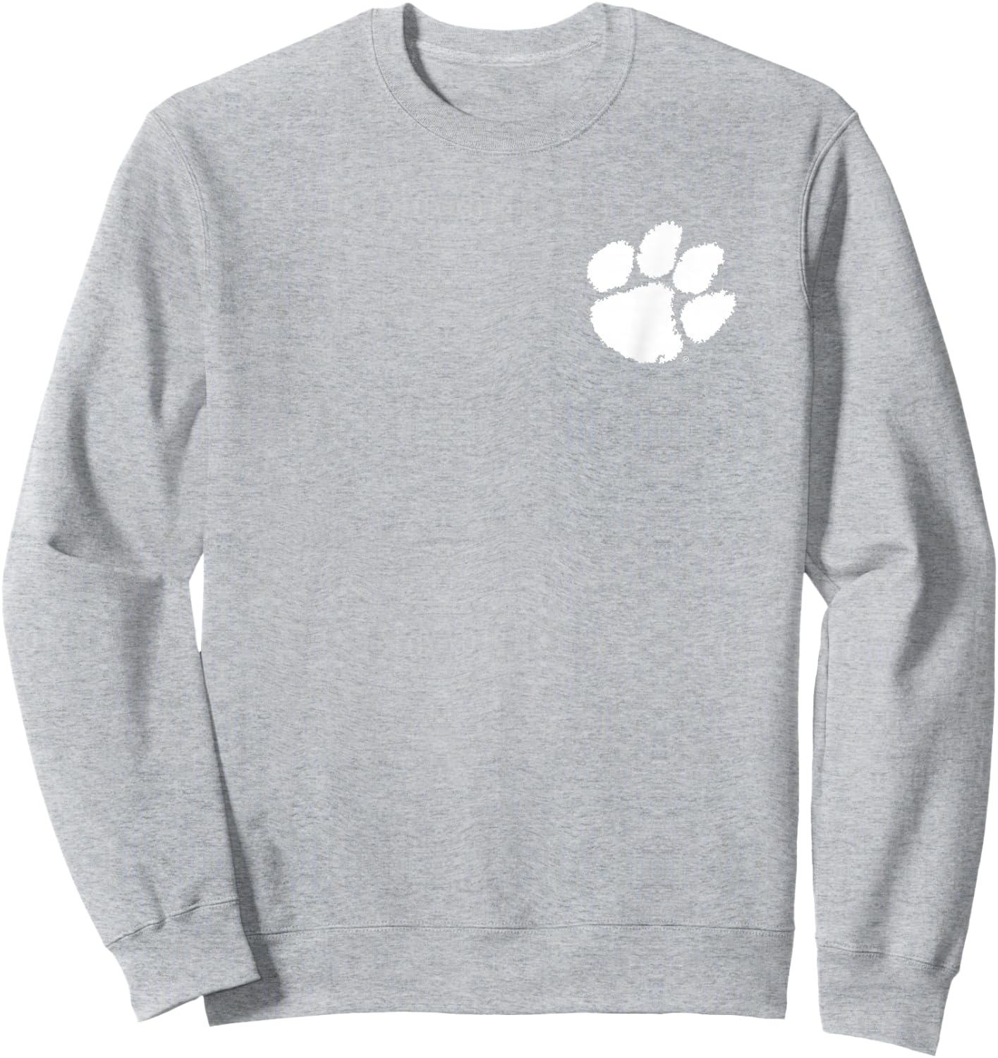 Clemson Tigers Front/Back Death Valley Orange Licensed Sweatshirt - Sweatshirt | Ash