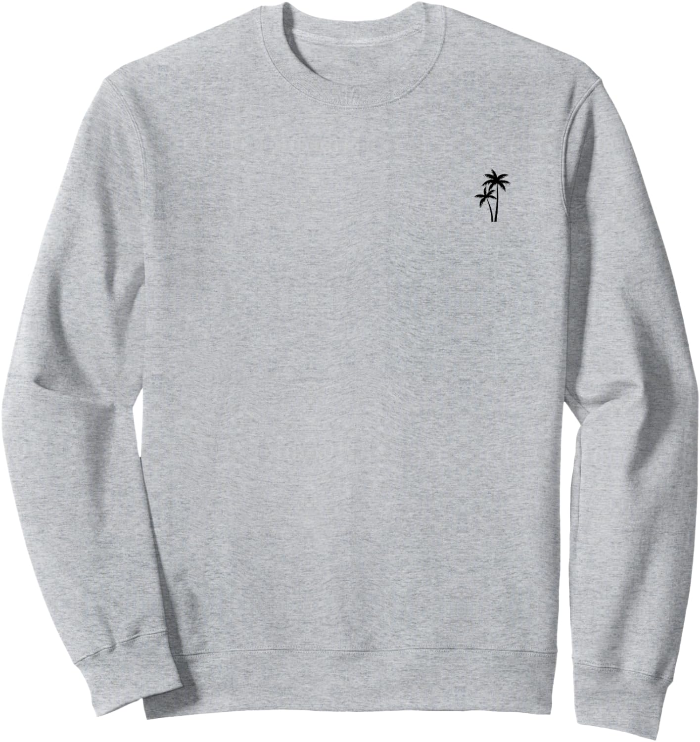 Palm Tree Design Summer Sun Beach Holiday , gray Sweatshirt - Sweatshirt | Ash