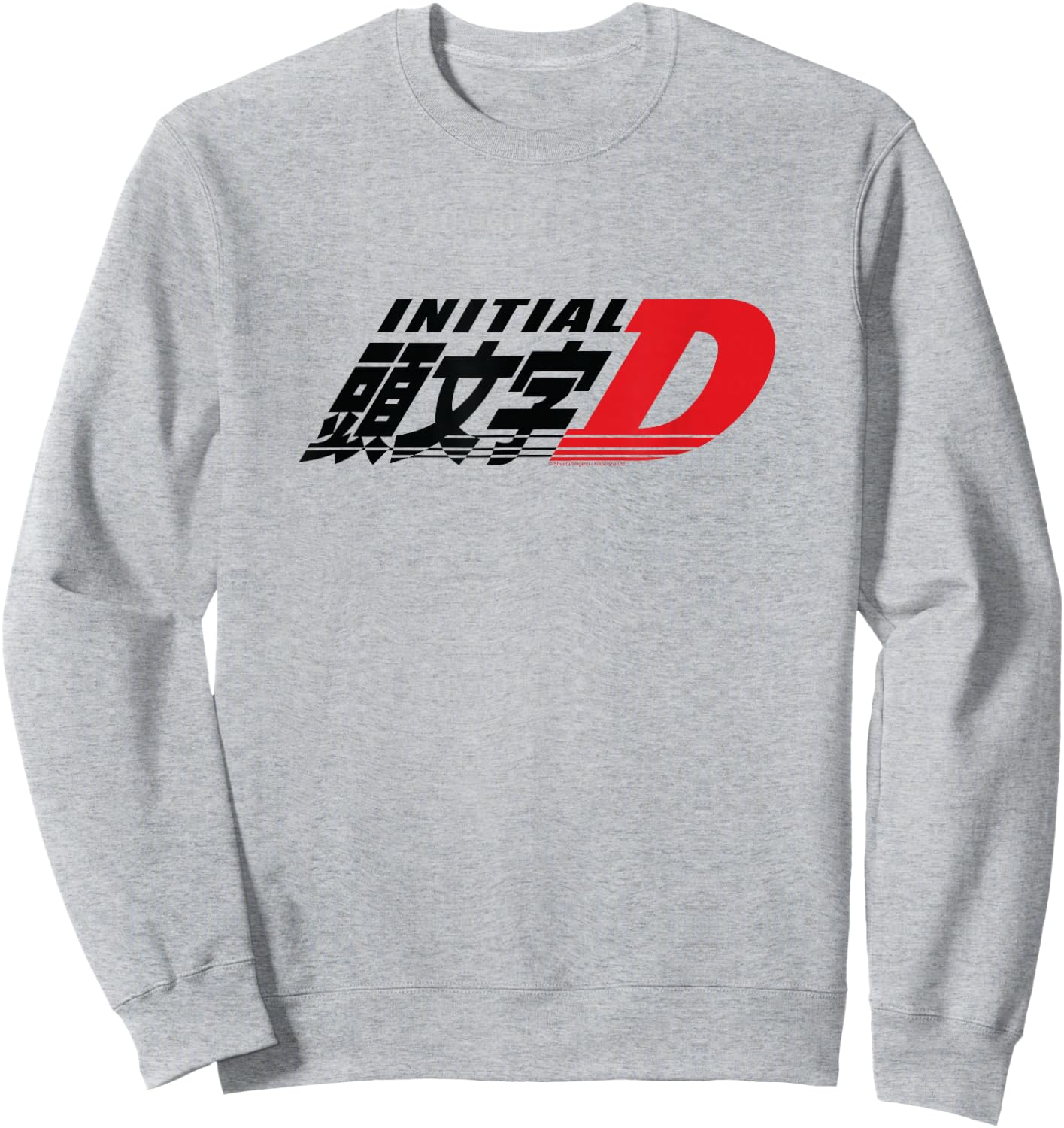 Initial D Manga Main Logo Sweatshirt - Sweatshirt | Ash