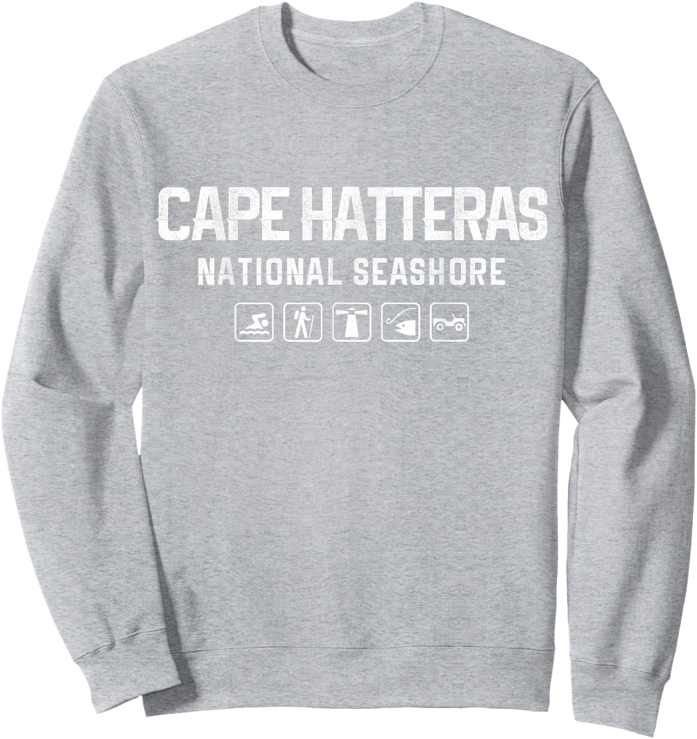 Cape Hatteras National Seashore, North Carolina Sweatshirt - Sweatshirt | Ash