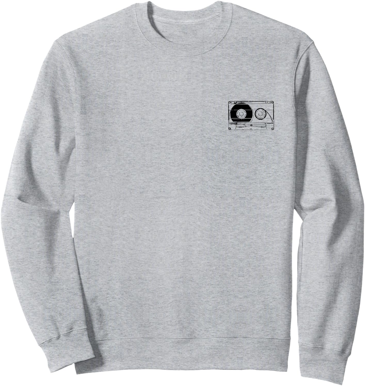 Kassette Old School Audioband Mixtape Kassette Sweatshirt - Sweatshirt | Ash