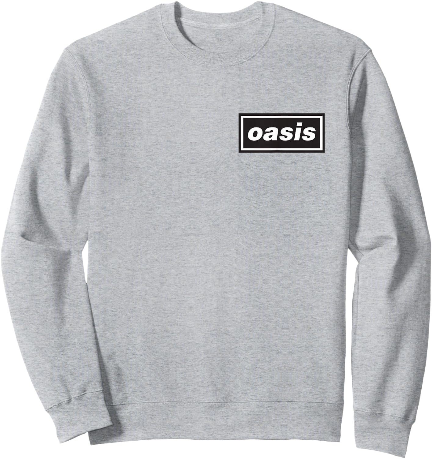 Oasis – Pocket Hit Logo Grey , grey, S Sweatshirt - Sweatshirt | Ash