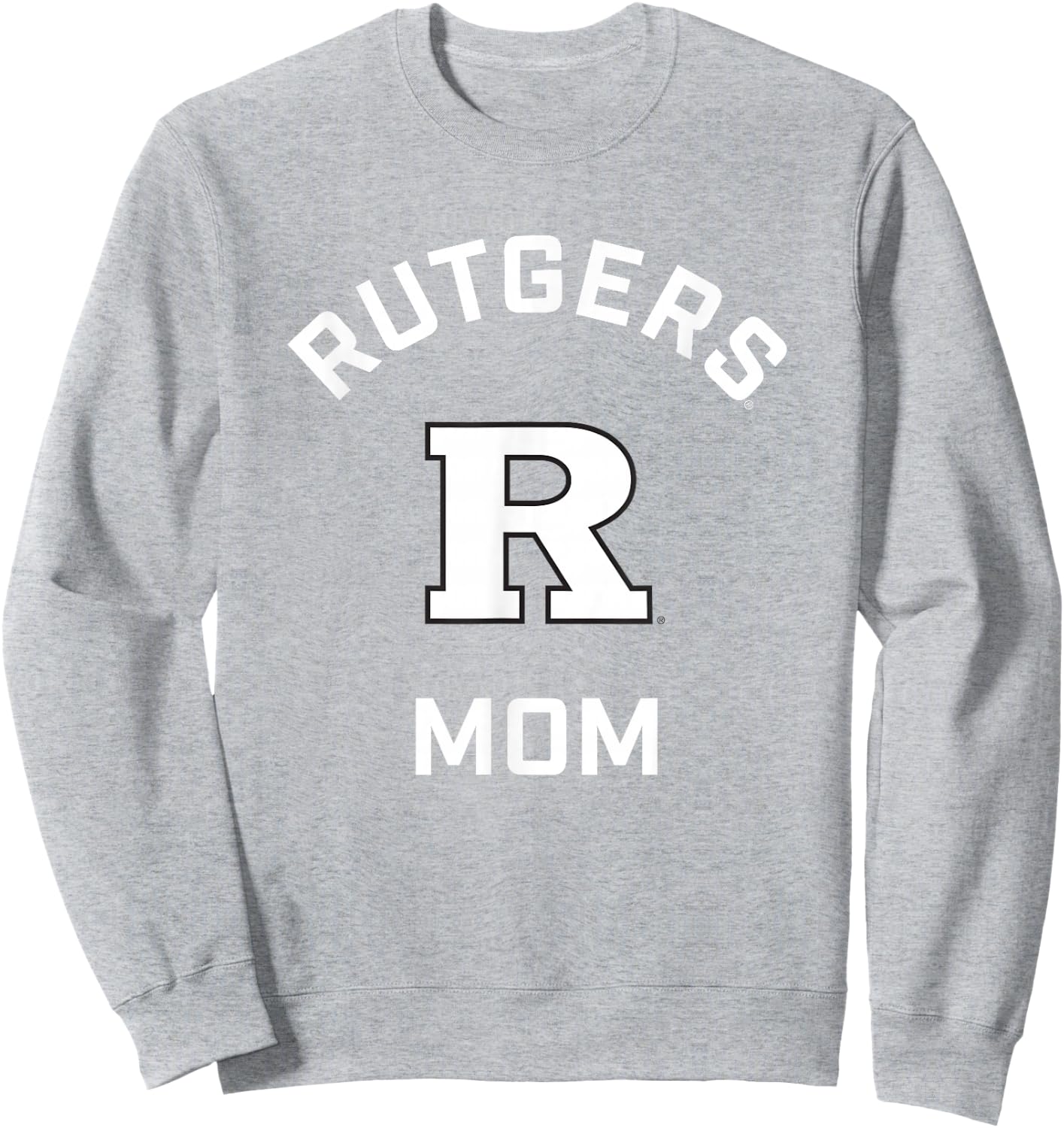 Rutgers University Scarlet Knights Arched Mom Sweatshirt - Sweatshirt | Ash