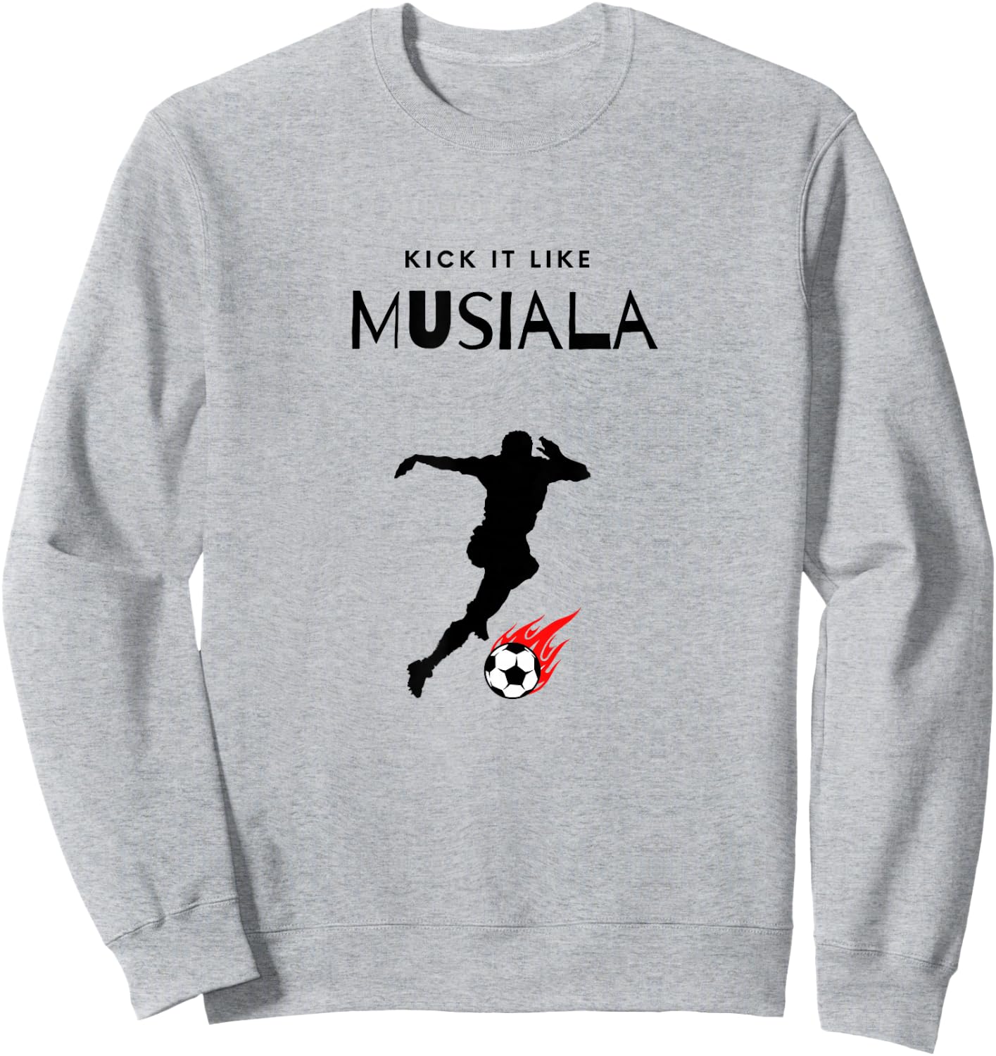 Kick it like MUSIALA Sweatshirt - Sweatshirt | Ash
