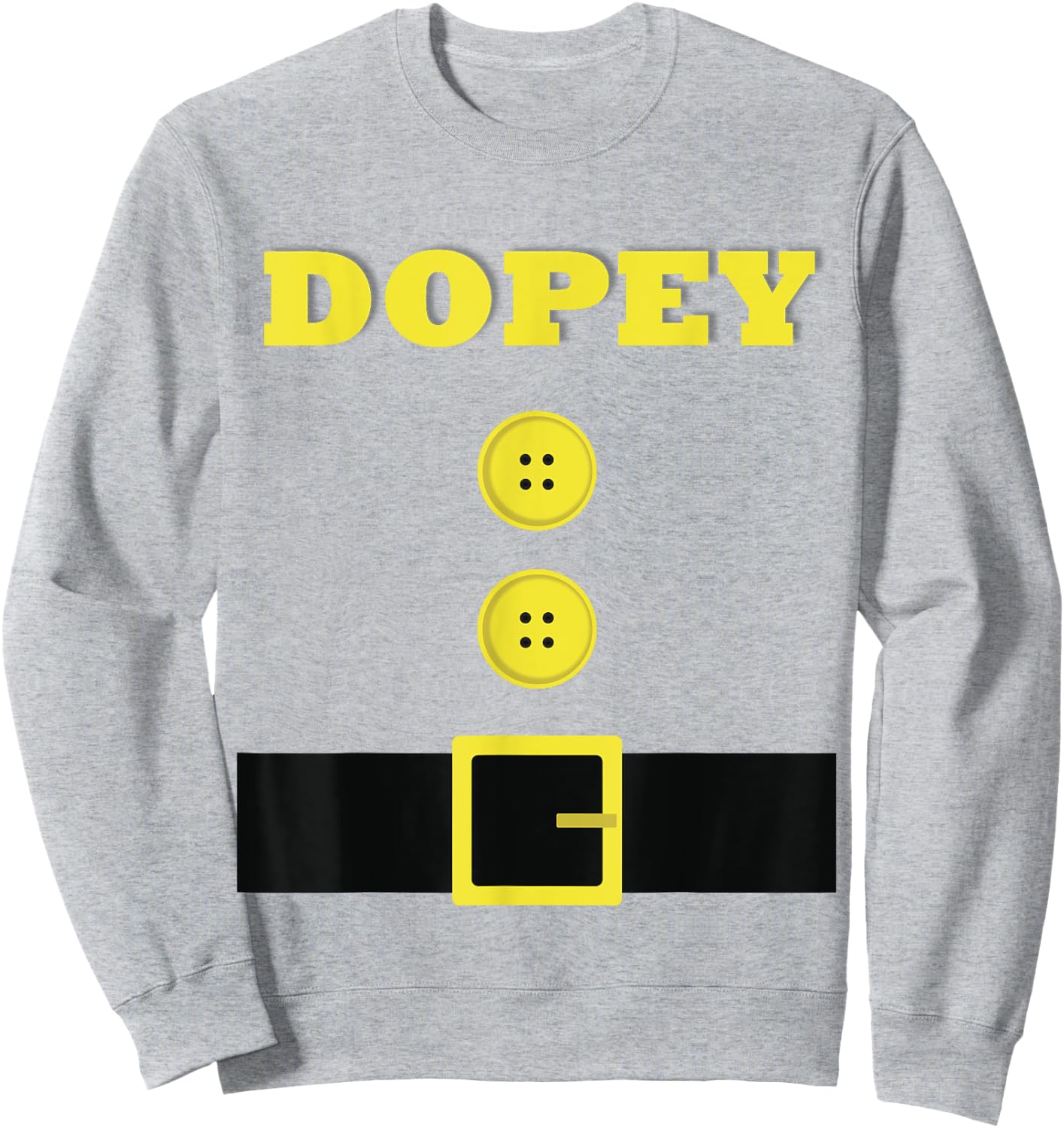 Funny DOPEY Halloween Costume Women Boys Girls Sweatshirt - Sweatshirt | Ash