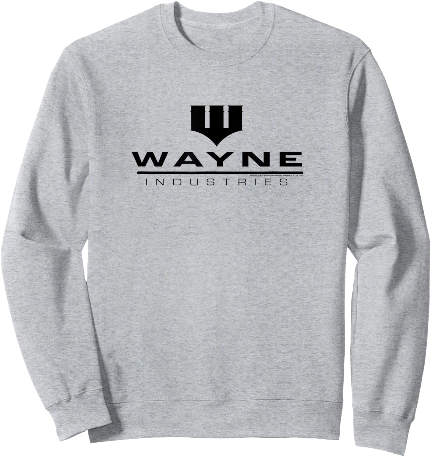 Batman Wayne Industries Logo , grey, S Sweatshirt - Sweatshirt | Ash