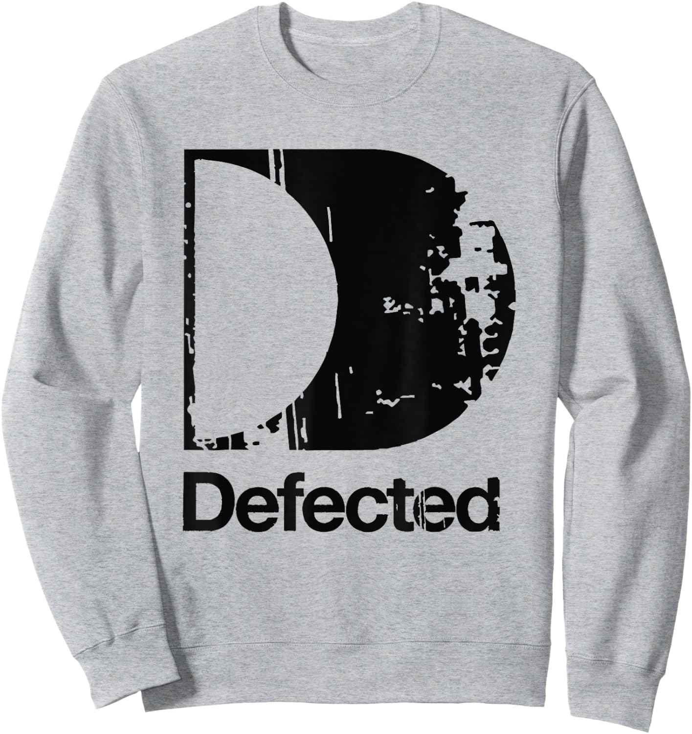 Classic Black Print D Faulty Sweatshirt - Sweatshirt | Ash